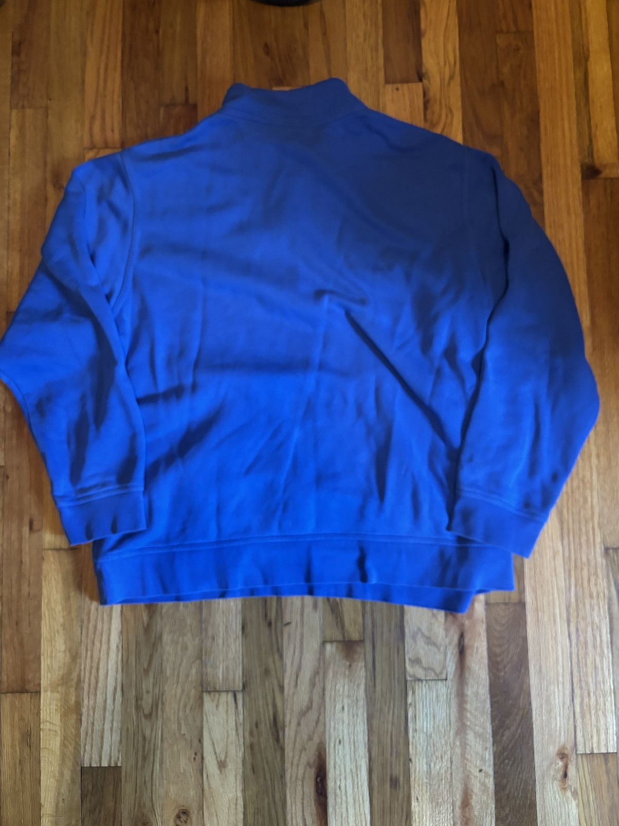 Nike Blue Nike Soccer Quarter Zip Sweater Size US XL / EU 56 / 4 - 3 Thumbnail