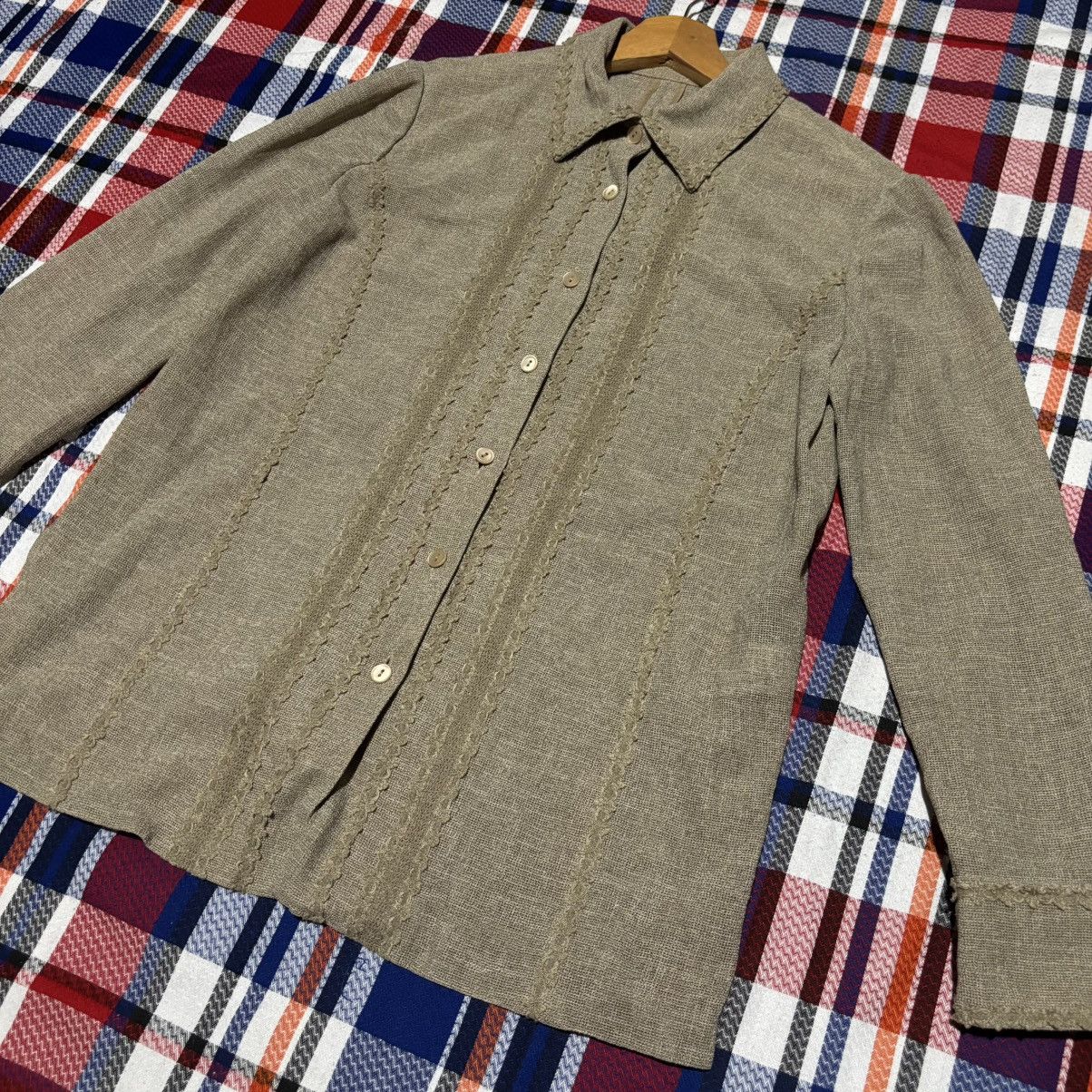 Japanese Brand Vintage Japanese Brand Women’s Shirts Size S / US 4 / IT 40 - 2 Thumbnail