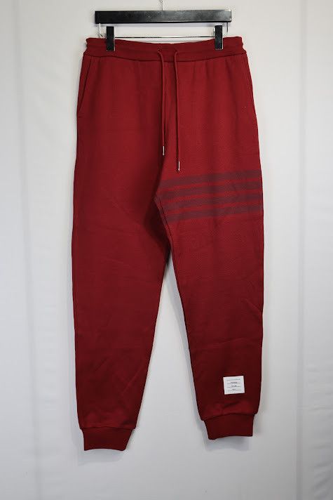 image of Thom Browne O1Rshd1 Sweatpants Dk In Red, Men's (Size 36)