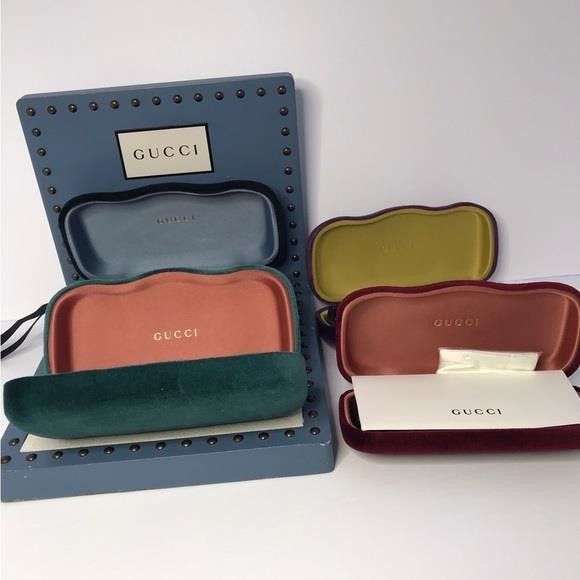Gucci 💯 - New - Gucci Grey | Gold Gg0666s Gg Logo Cat Eye Mirrore Size ONE SIZE - 5 Thumbnail