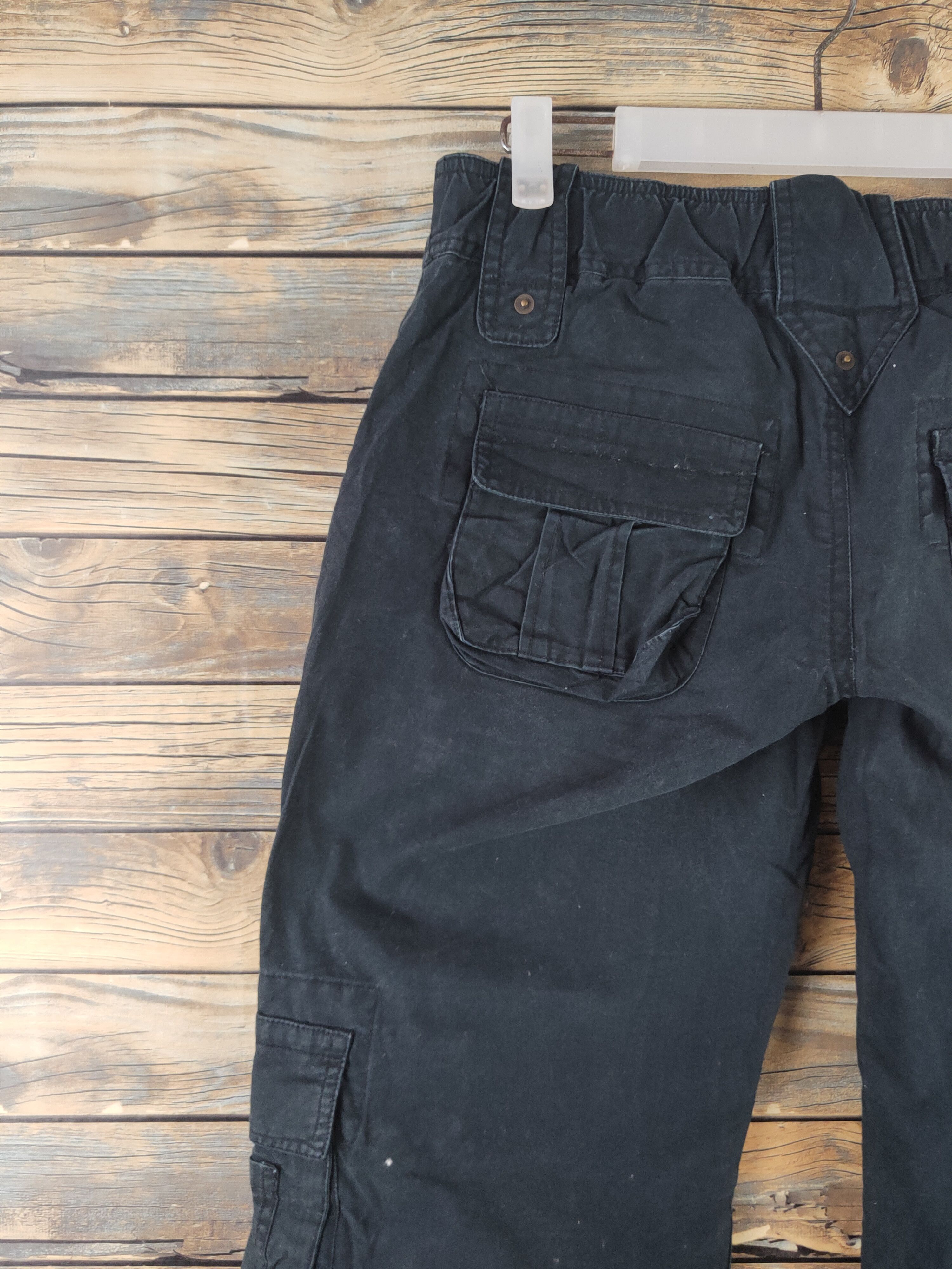 Japanese Brand DL Japanese Brand Navy Multipocket Cargo Pants #1913 Size 28" / US 6 / IT 42 - 8 Thumbnail