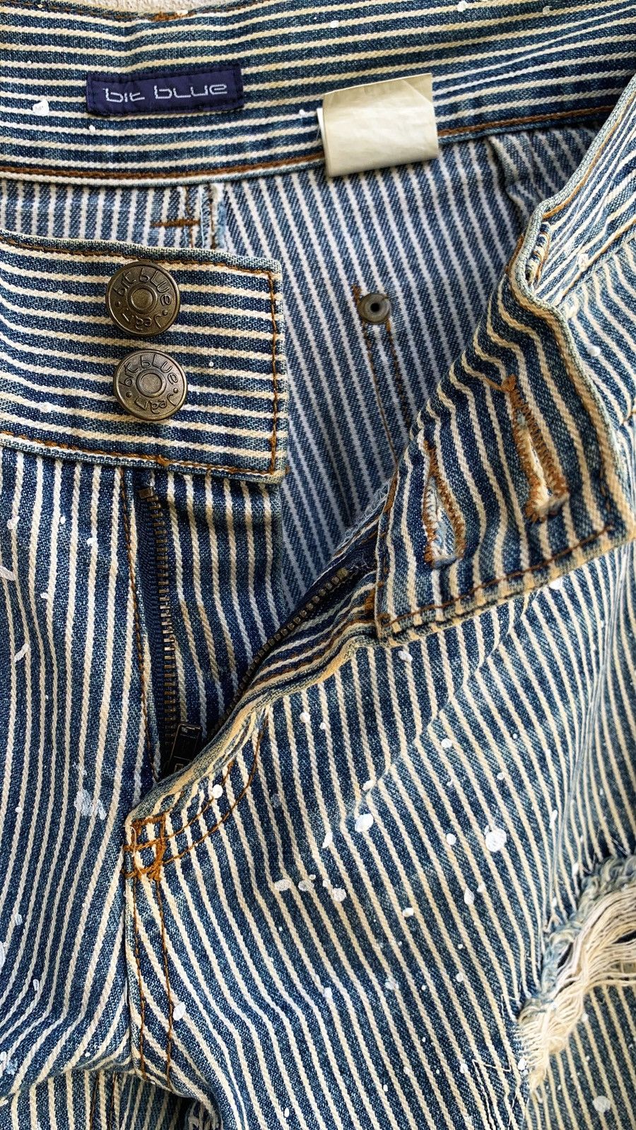 Vintage Distressed Hikori painter jeans Size 30" / US 8 / IT 44 - 8 Thumbnail