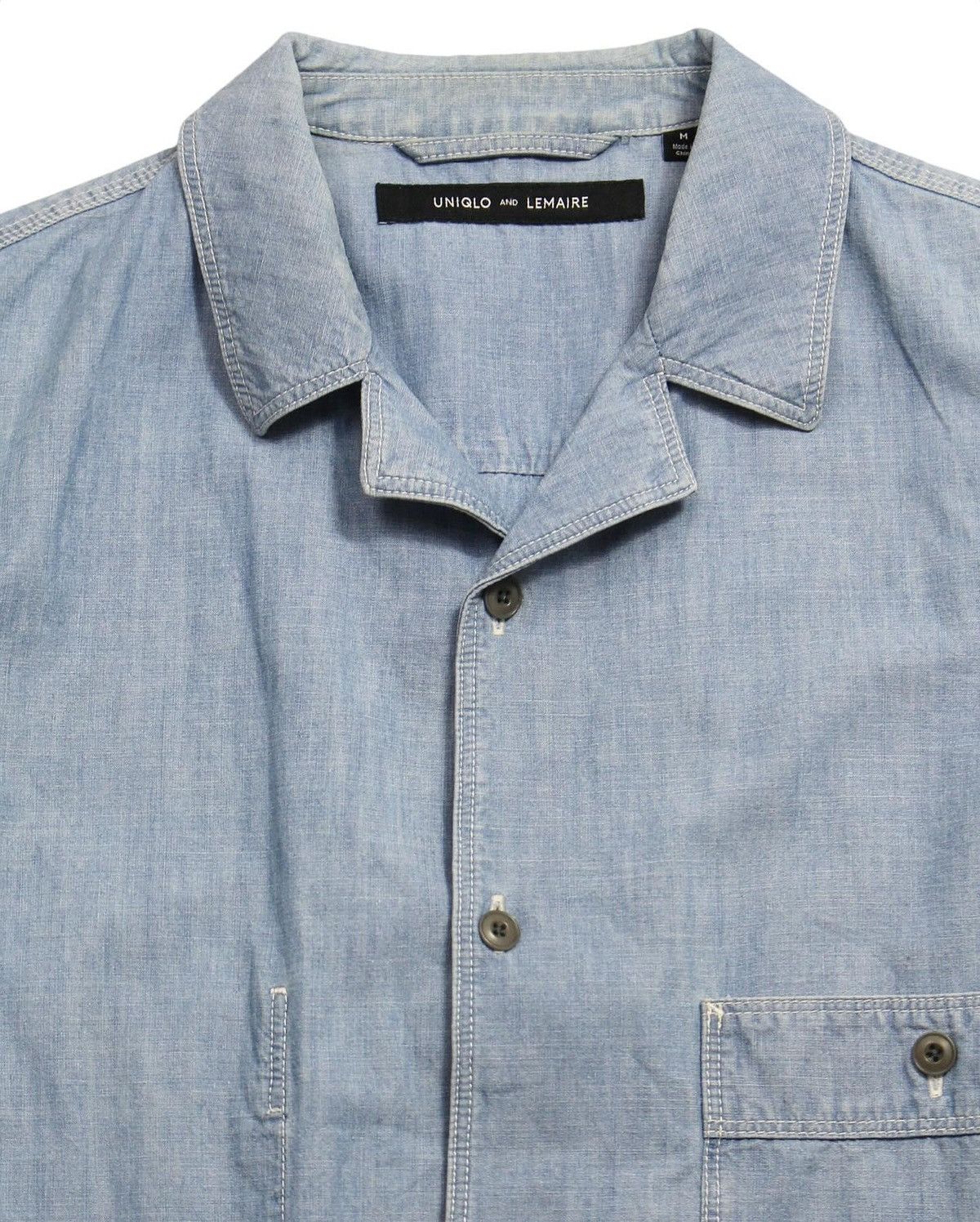 Lemaire × Uniqlo UNIQLO X LEMAIRE CHAMBRAY BLOUSON Size US M / EU 48-50 / 2 - 2 Thumbnail