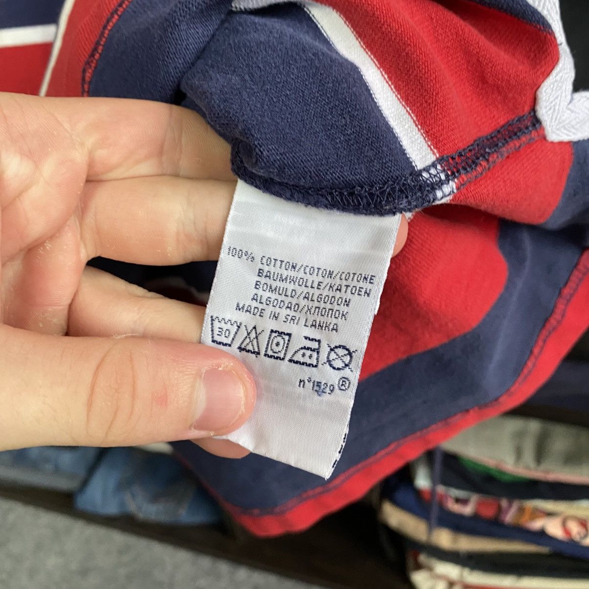 Polo Ralph Lauren Vintage Polo Ralph Lauren small pony multicolour polo Size US XL / EU 56 / 4 - 8 Thumbnail
