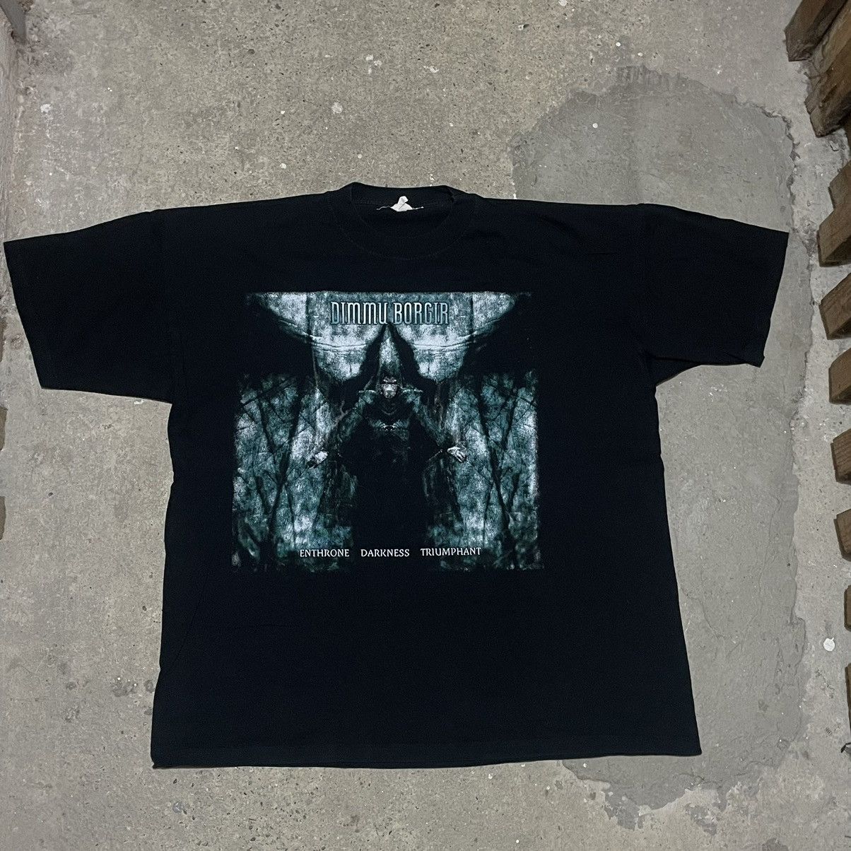 Band Tees × Vintage Vintage dimmu borgir 1997 t-shirt Size US L / EU 52-54 / 3 - 1 Thumbnail