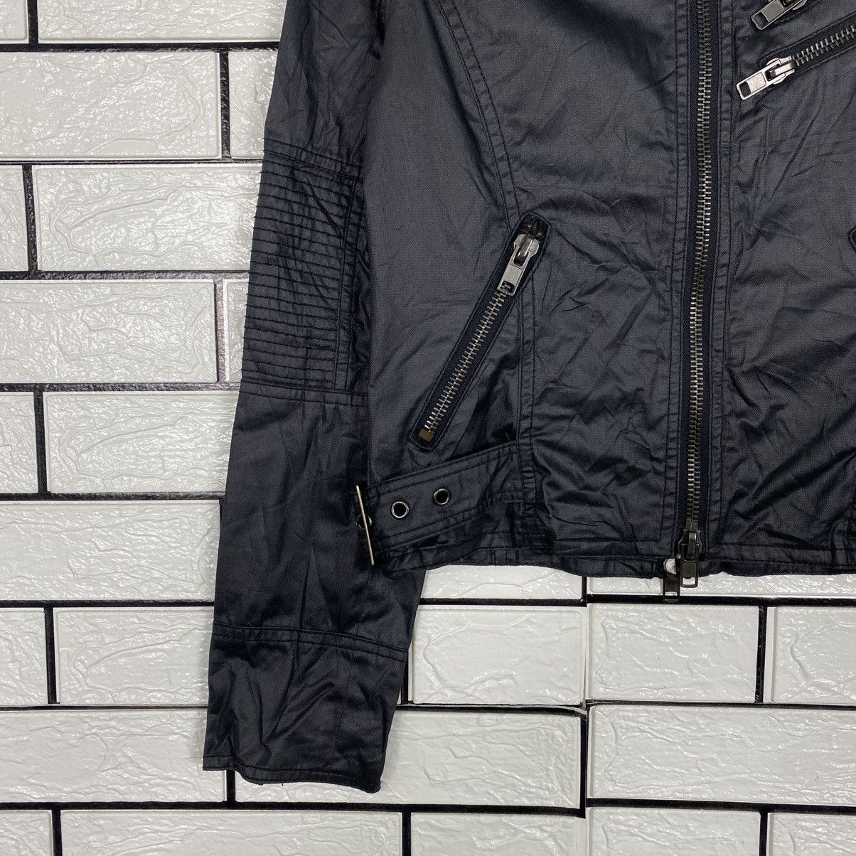Hysteric Glamour 📌Vintage Cropped Soft Leather Biker Jacket Spiral Girl Size US M / EU 48-50 / 2 - 5 Thumbnail