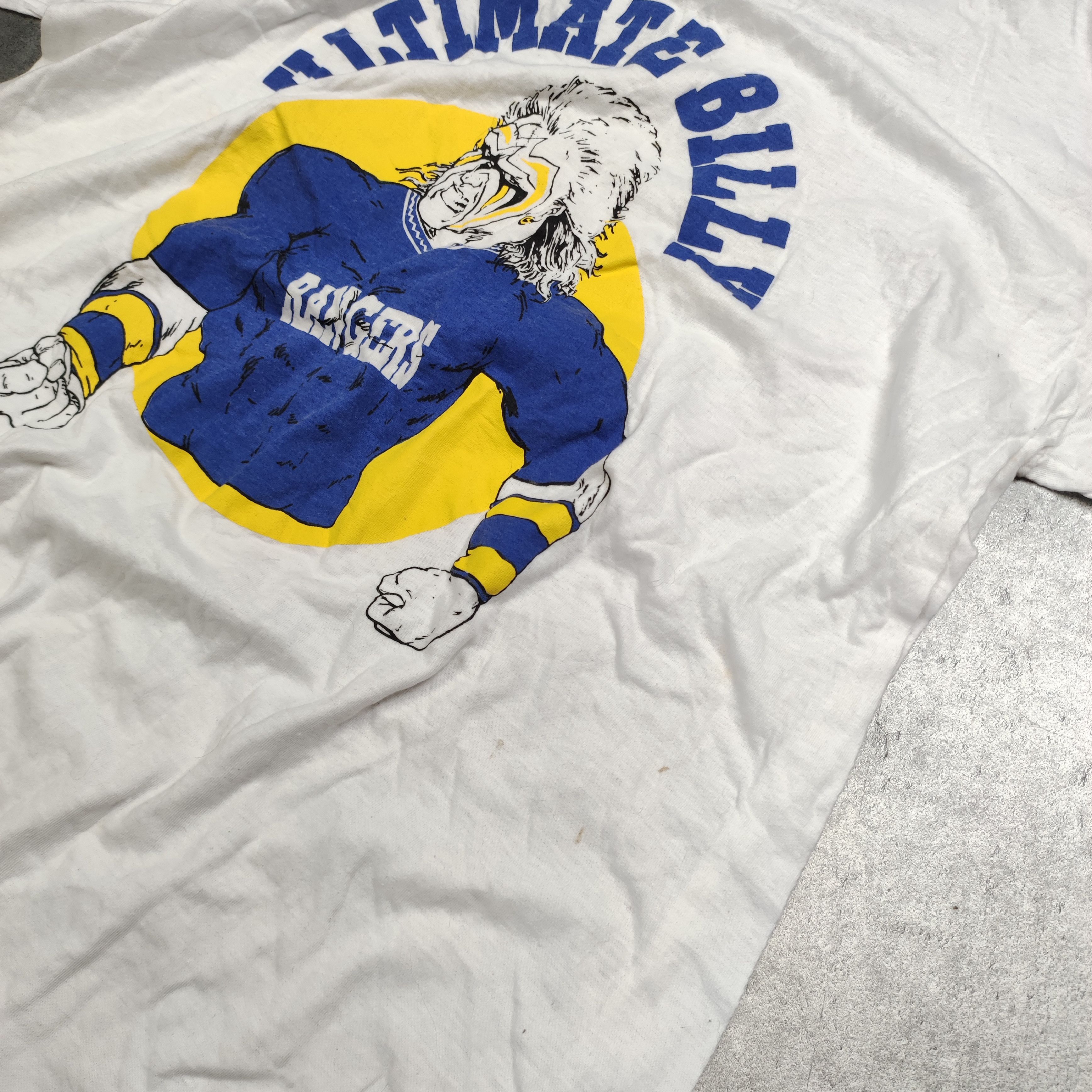 Vintage RARE 90s Ultimate Billy x Glasgow Rangers Merch Promo Tee Size US M / EU 48-50 / 2 - 5 Thumbnail
