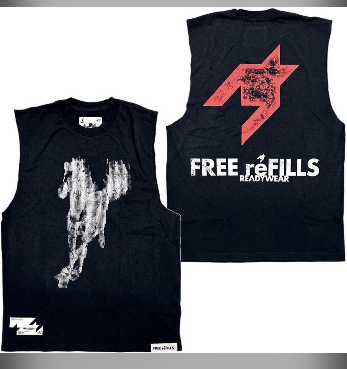 Other FREE reFILLS Readywear Stallion Cutoff Tank Top Size US XL / EU 56 / 4 - 3 Thumbnail