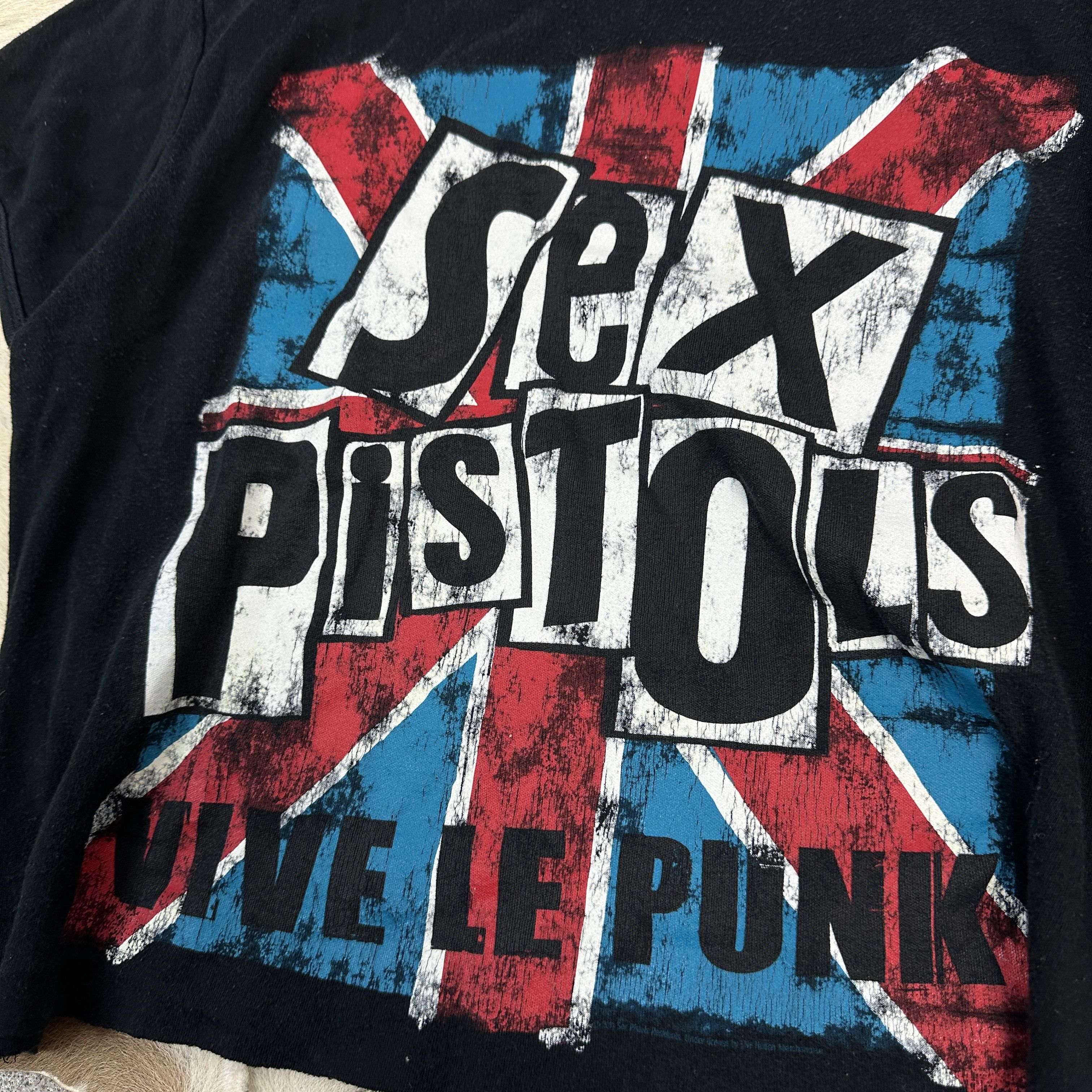 Vintage Cropped Sex Pistols Top Size L / US 10 / IT 46 - 3 Thumbnail