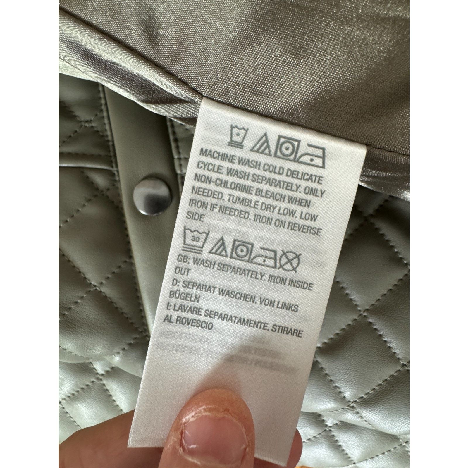 Denim & Co. Denim & Co. Signature Faux Leather Blazer Olive XX-Small Size XXS / US 00 / IT 34 - 12 Thumbnail