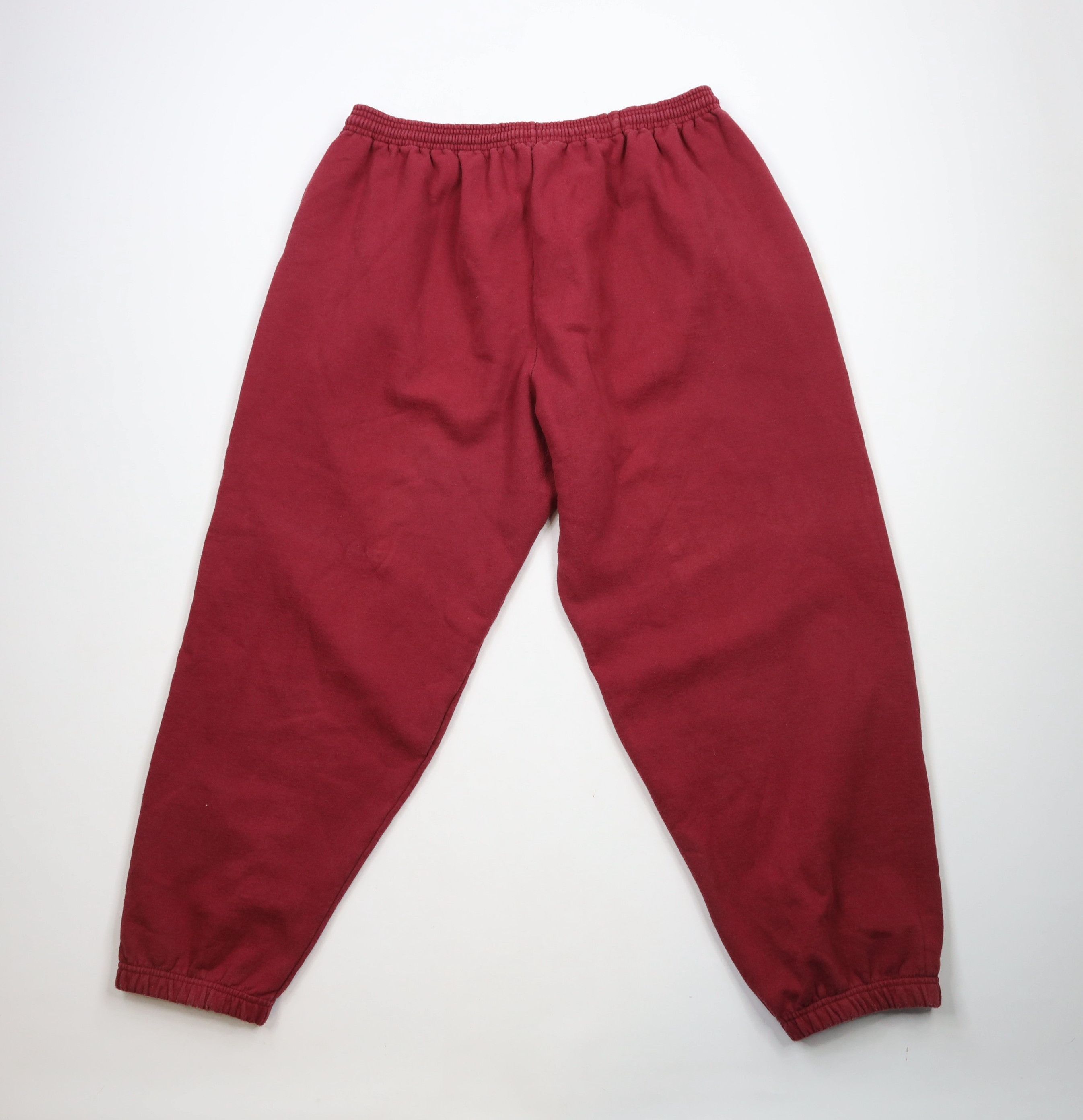 Starter × Vintage Vintage 90s Starter Heavyweight Sweatpants Joggers Red Size US 40 / EU 56 - 12 Thumbnail