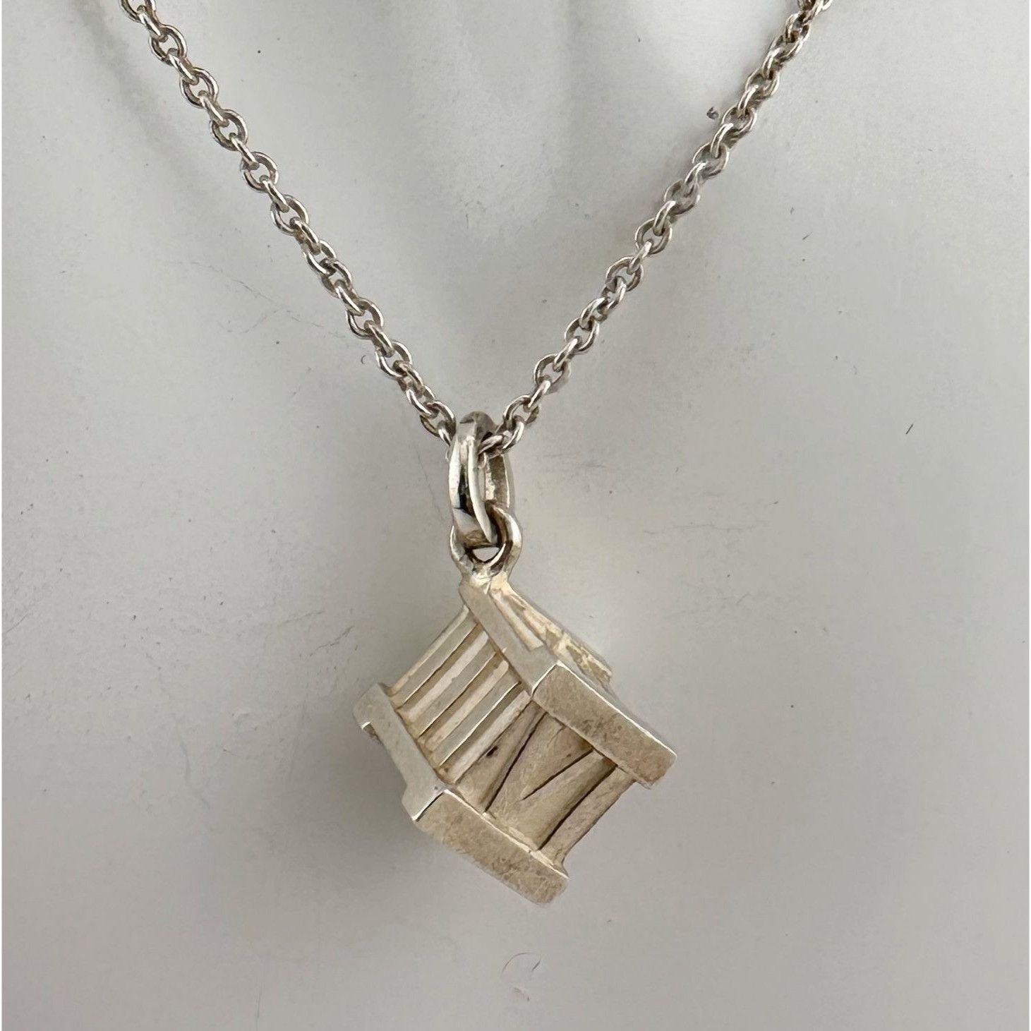 Other Tiffany and Co Atlas Cube Necklace Sterling Silver Size ONE SIZE - 6 Thumbnail