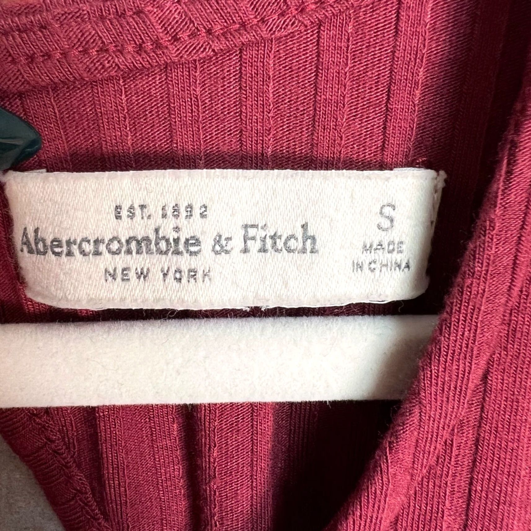 Abercrombie & Fitch Abercrombie & Fitch Womens Short Sleeveless Red Knit Dress Size S / US 4 / IT 40 - 3 Thumbnail