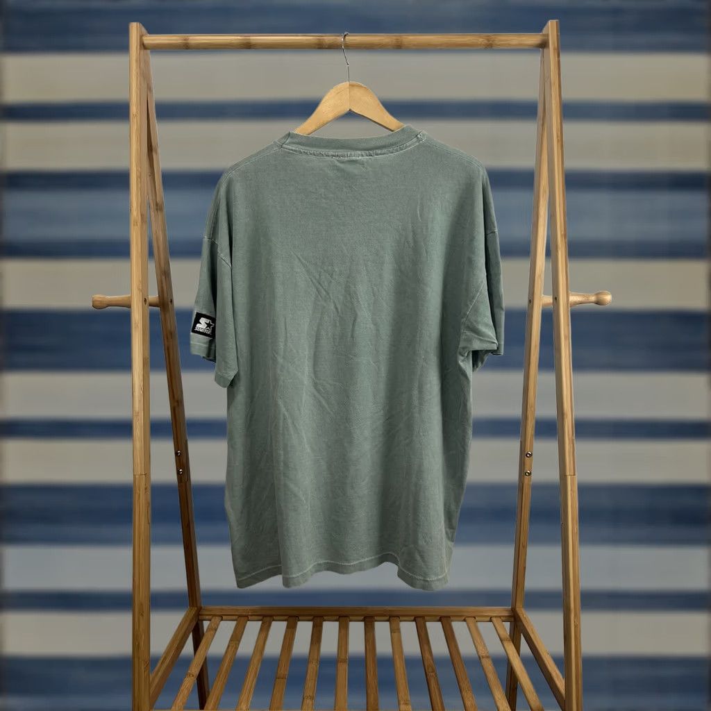Starter VTG Starter T-Shirt Logo Cotton 90s Green L Mens Vintage Promo Big Logo Faded Worn Single Stitch Short Sleeve Size L Size US L / EU 52-54 / 3 - 1 Thumbnail