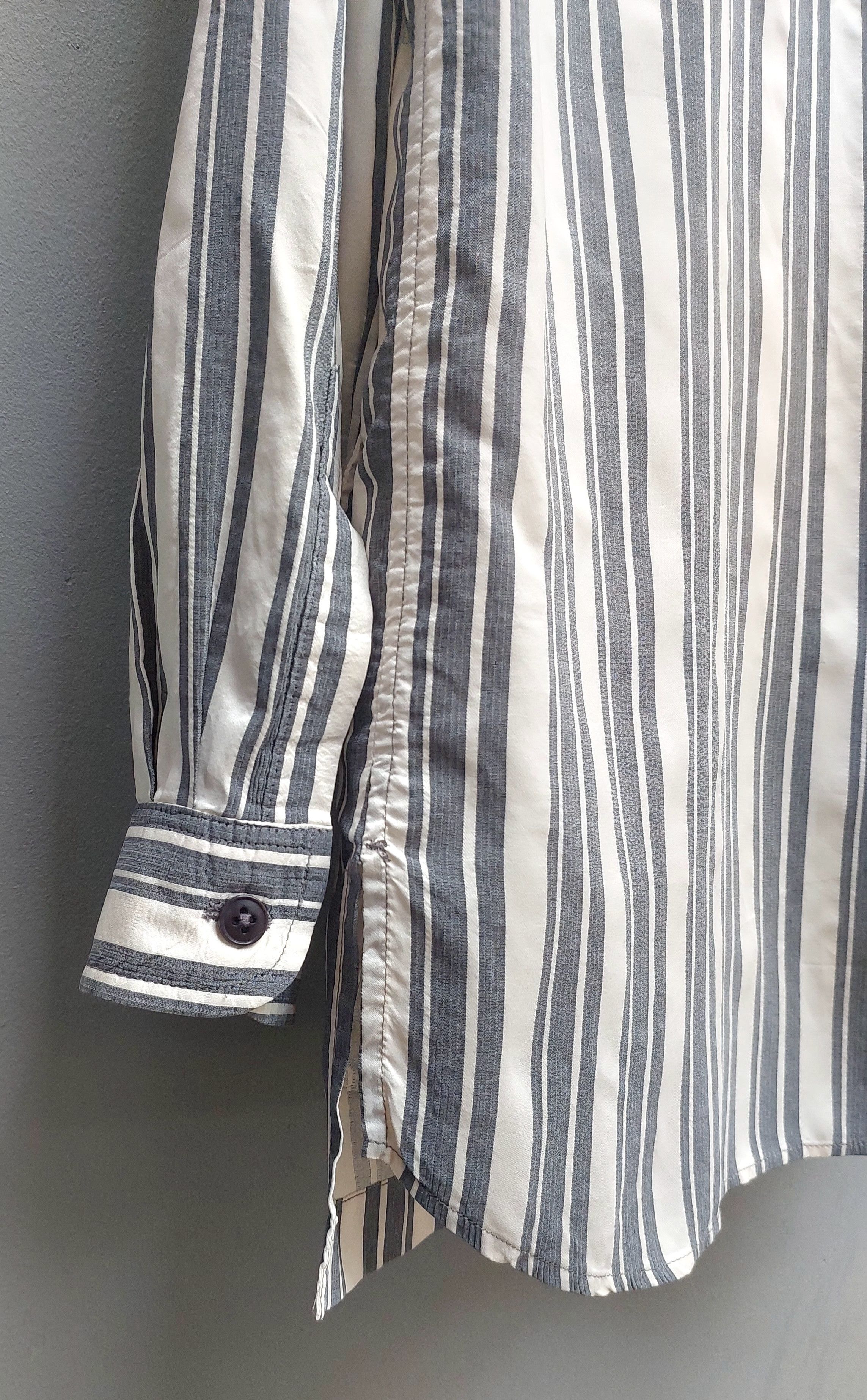 Ann Demeulemeester Ann Demeulemeester Striped Tailored Pajama Style Blazer Size US XXS / EU 40 - 8 Thumbnail