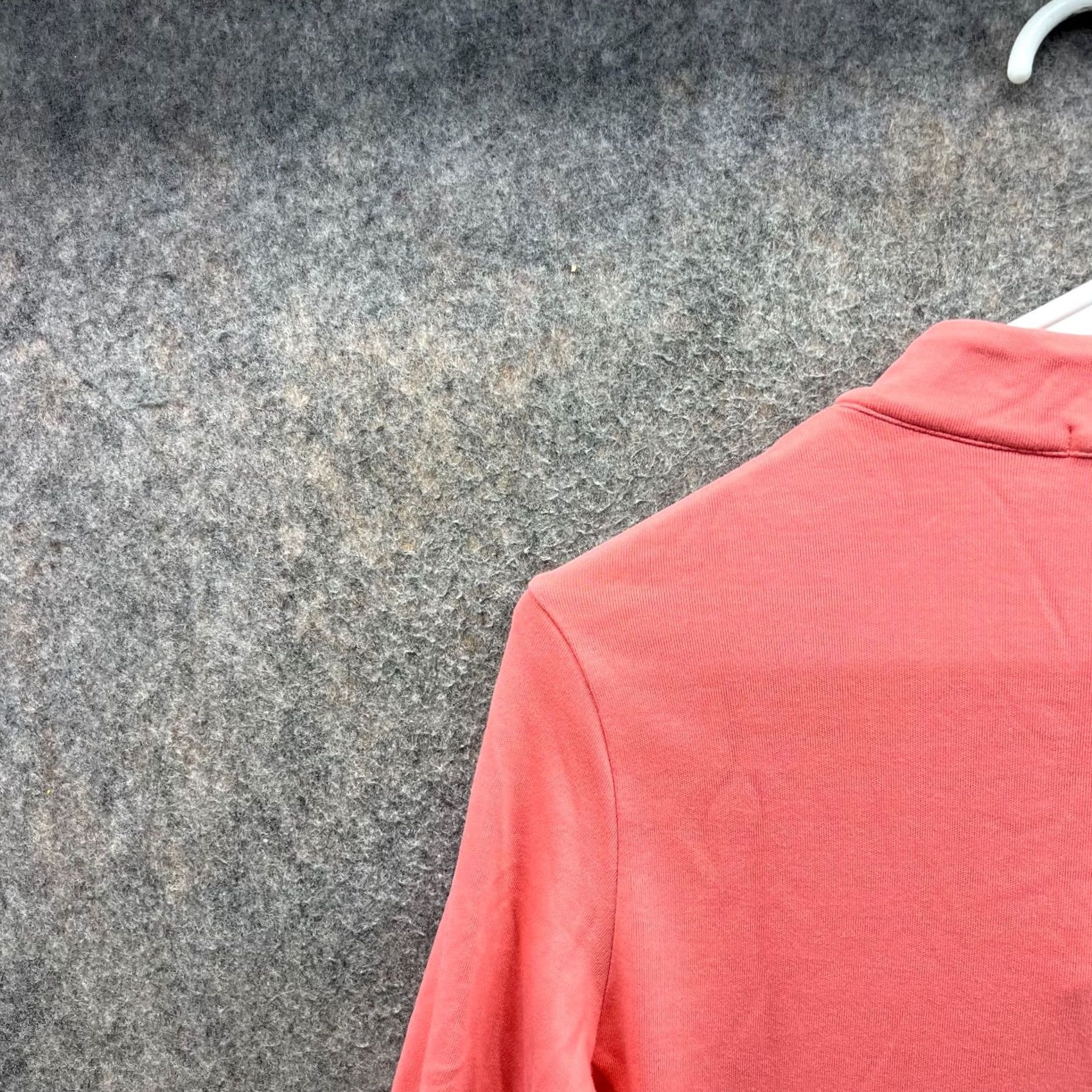 Vintage Fairway & Greene Sweatshirt Women M Peach 1/4 Zip Pullover Long Sleeve Activewear Golf Mock Neck Size M / US 6-8 / IT 42-44 - 5 Thumbnail