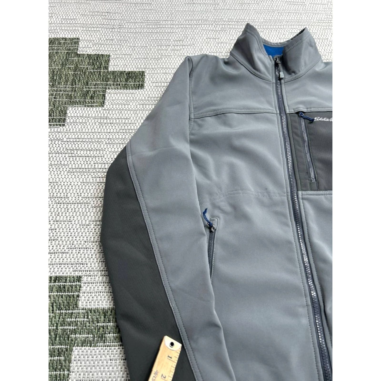 Eddie Bauer VINTAGE? No — Eddie Bauer Windfoil Elite Jacket Mens Small Gray Fleece Lined Full Zip Winter Jacket Size US S / EU 44-46 / 1 - 5 Thumbnail