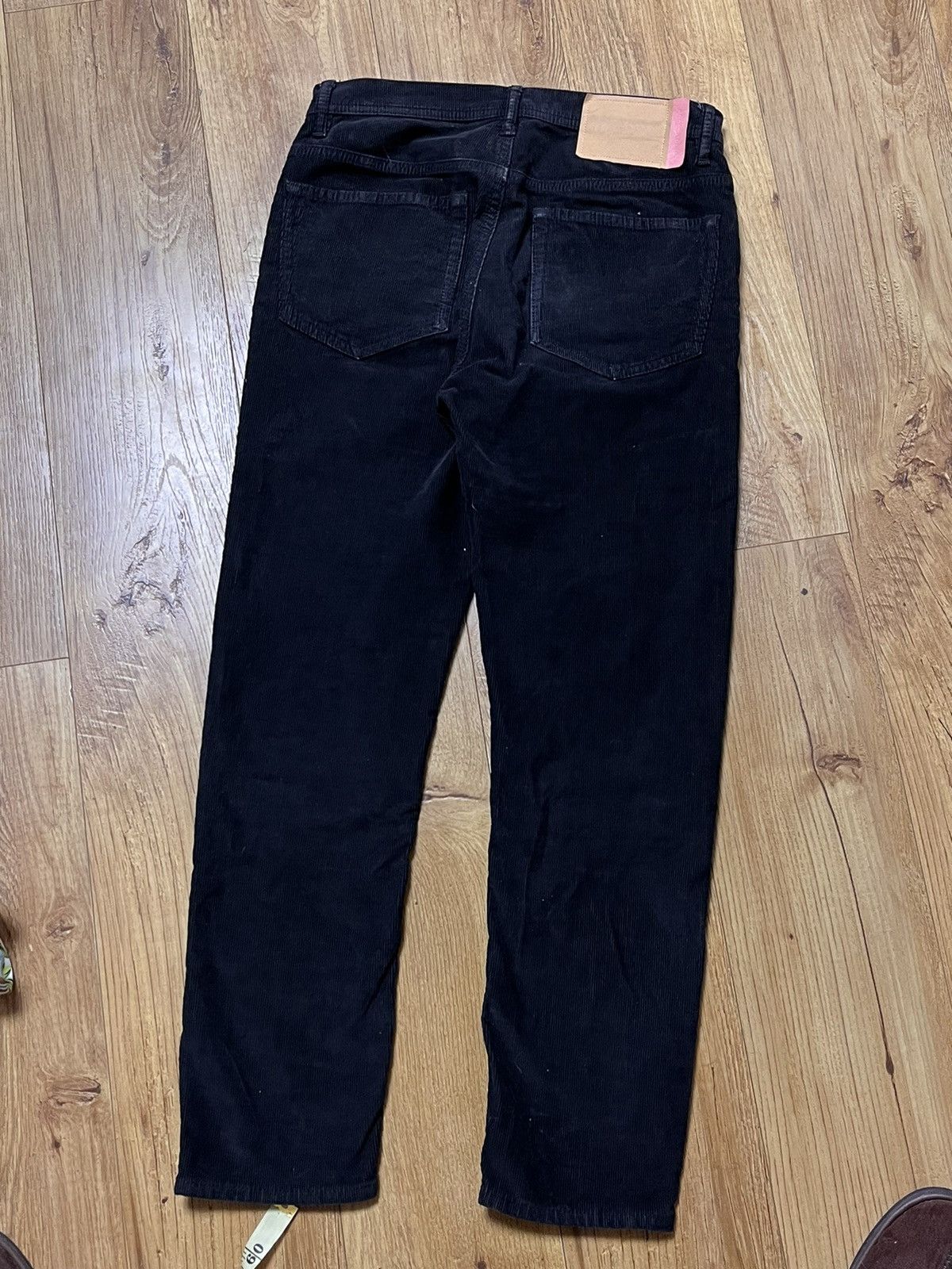 Acne Studios Acne Studios Corduroy Black Straight Denim Size US 30 / EU 46 - 2 Thumbnail