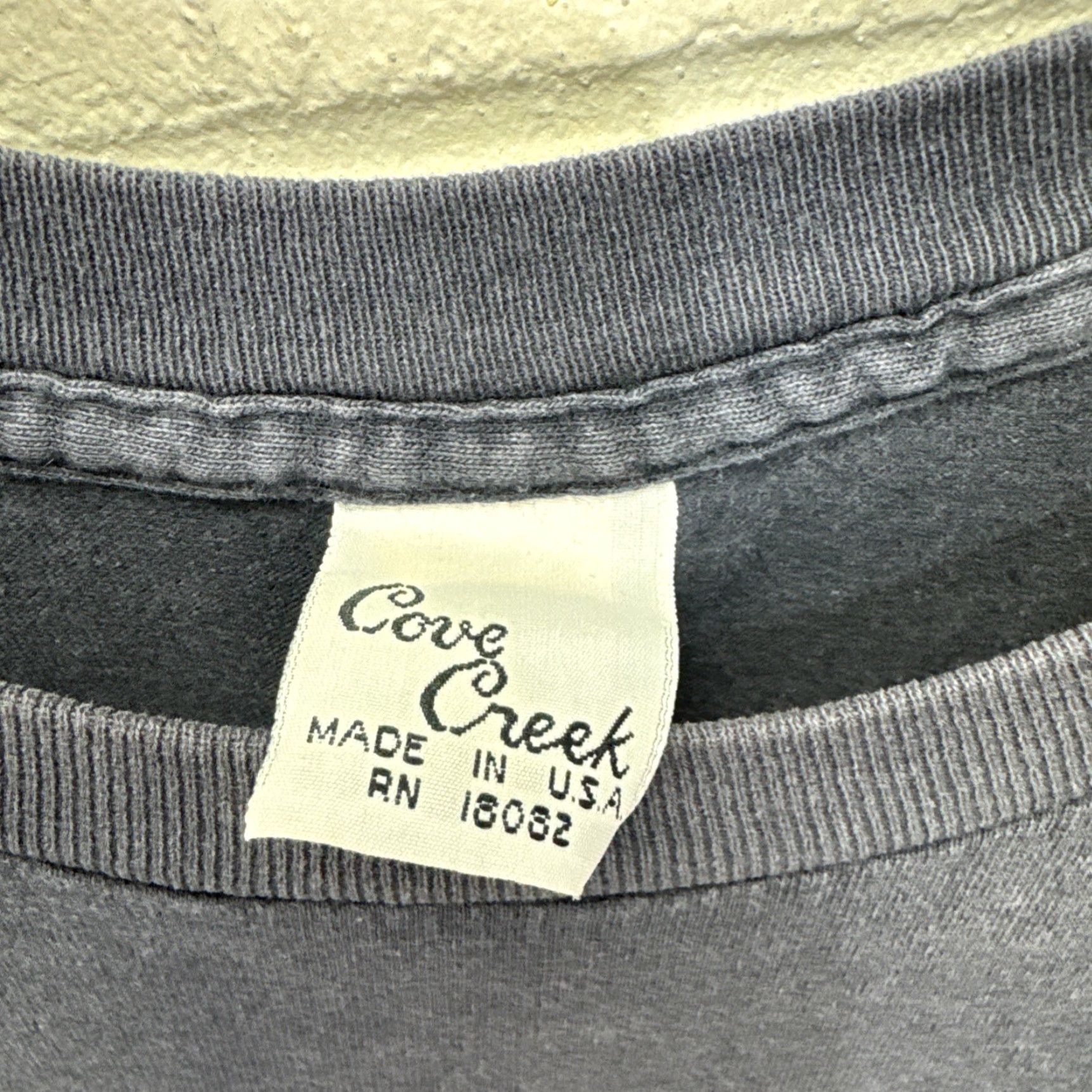 Vintage VINTAGE Cove Creek Motorcycle T Shirt XL Black Faded 90s Biker Harley Davidson Mens Size US XL / EU 56 / 4 - 3 Thumbnail