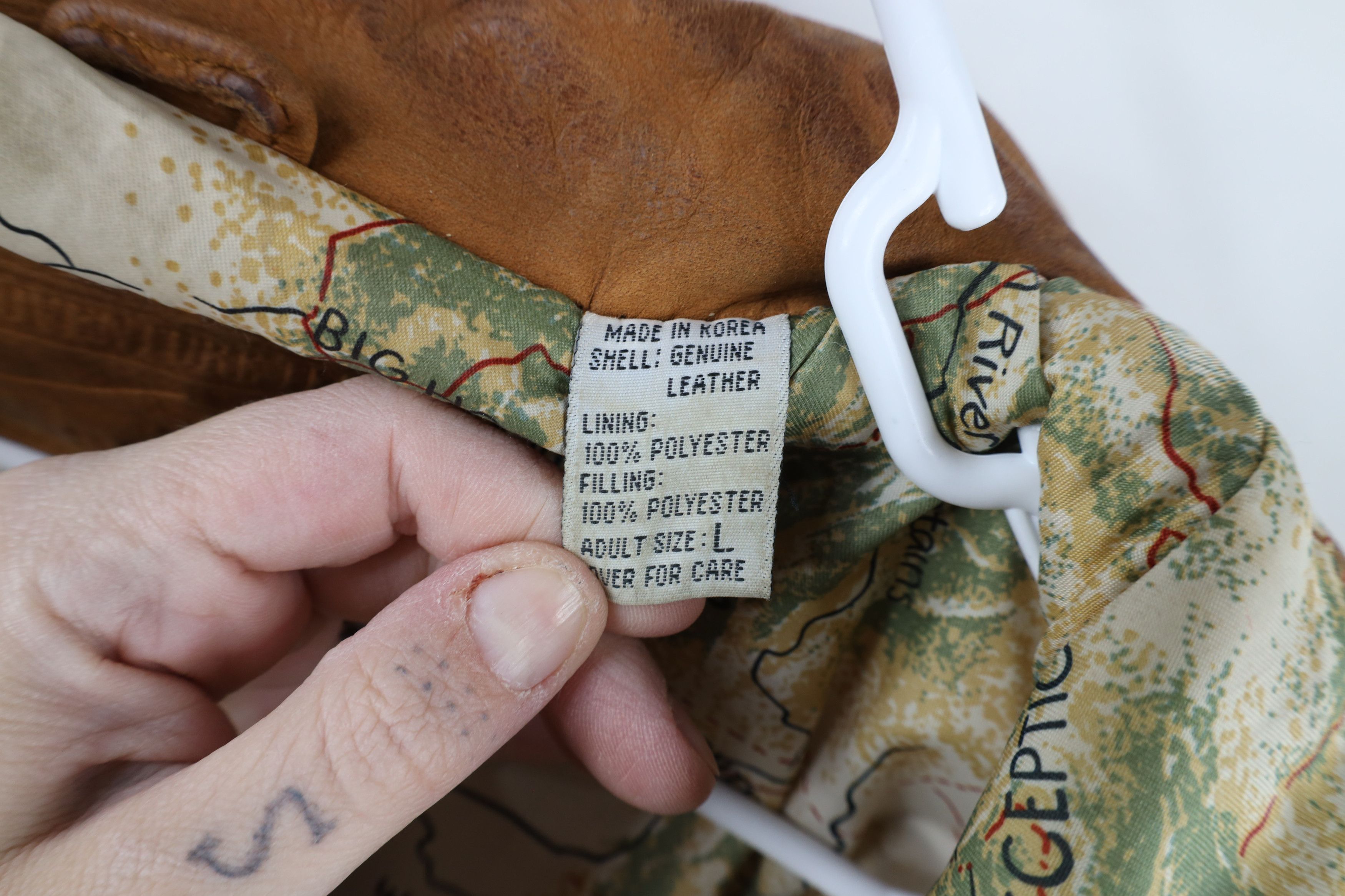 Marlboro × Vintage Vintage 90s Marlboro Lined Leather Flight Bomber Jacket Size US L / EU 52-54 / 3 - 10 Thumbnail