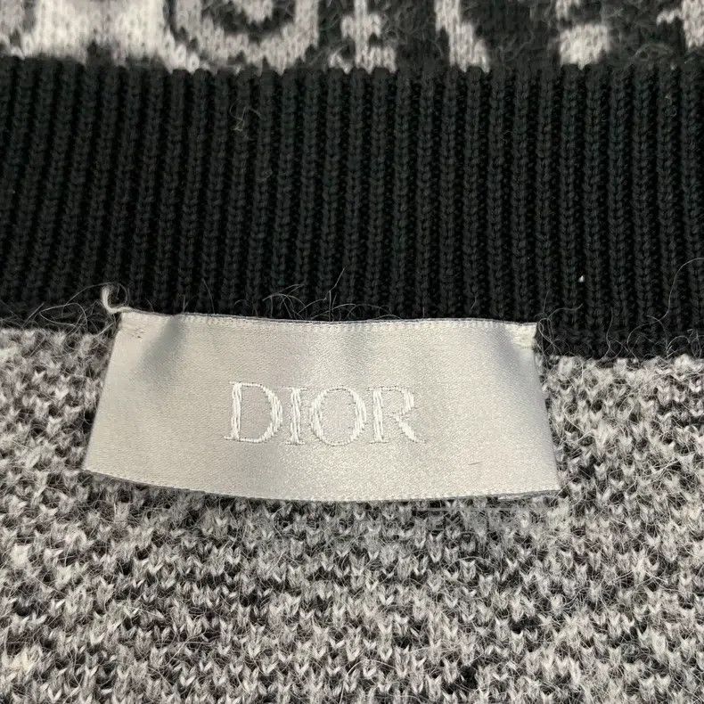 Dior Dior 22 gray jacquard full-print cotton round-neck long-sl Size US M / EU 48-50 / 2 - 5 Thumbnail