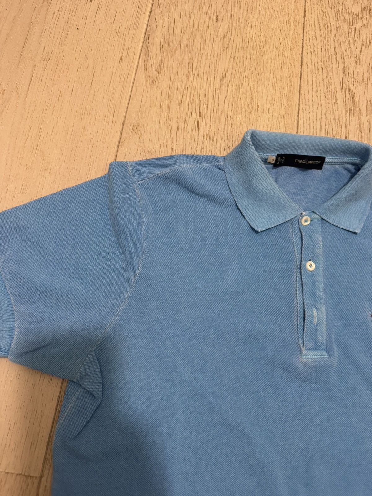 Dsquared2 D squares stone washed Polo Size US S / EU 44-46 / 1 - 3 Thumbnail