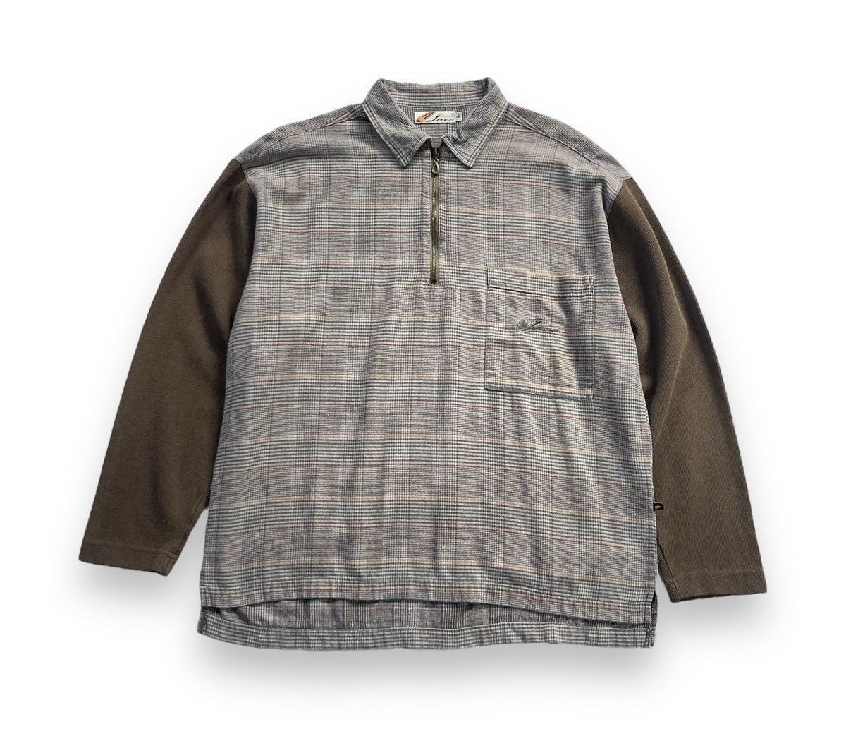 Vintage 🔥Rare! Vintage 90s JNCO Plaid Pocket Embroidered Shirt Size US L / EU 52-54 / 3 - 1 Thumbnail