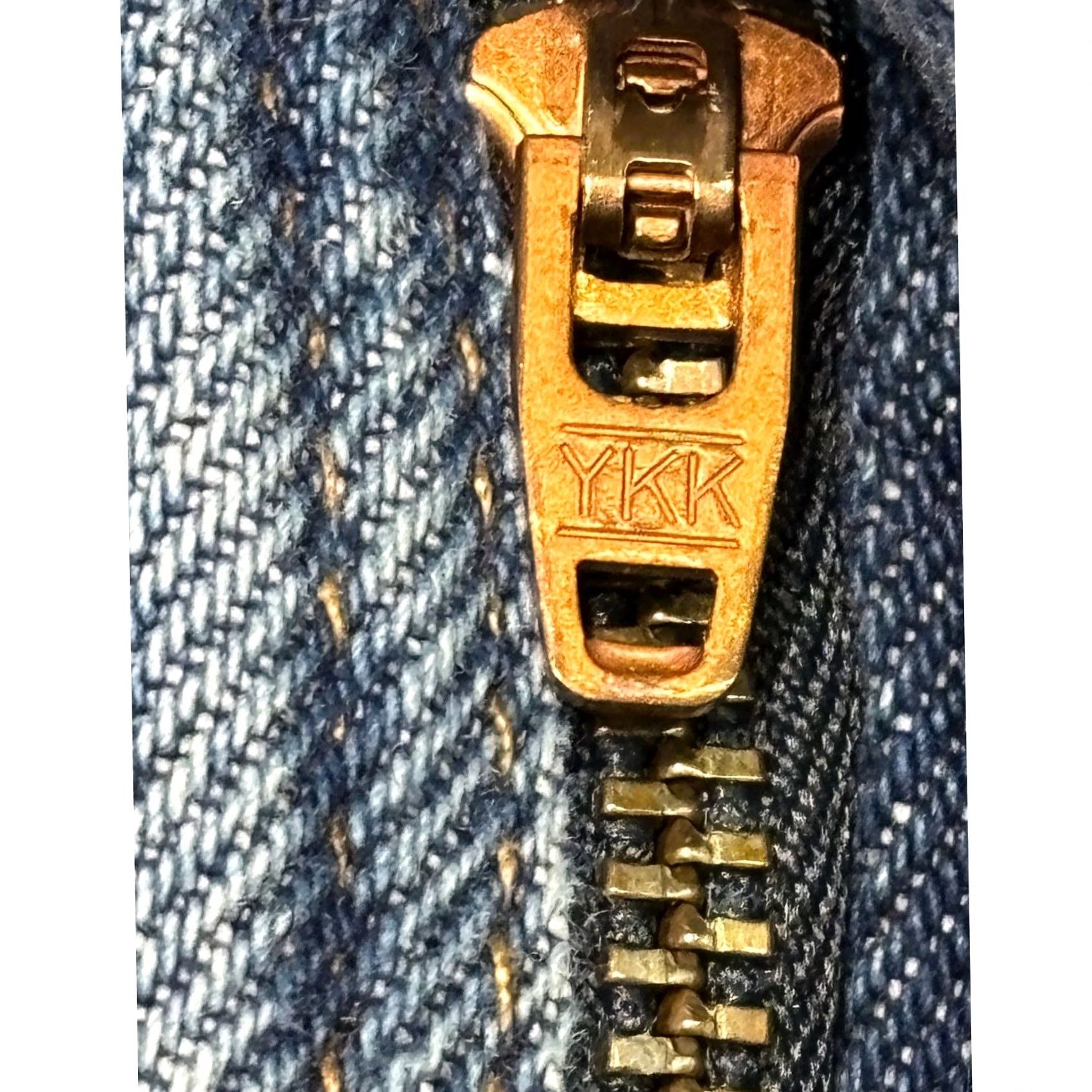 Denime Vintage LL Bean Natural Fit Jeans 42x30 Blue Plaid Lined Denim Men's Size US 42 / EU 58 - 3 Thumbnail