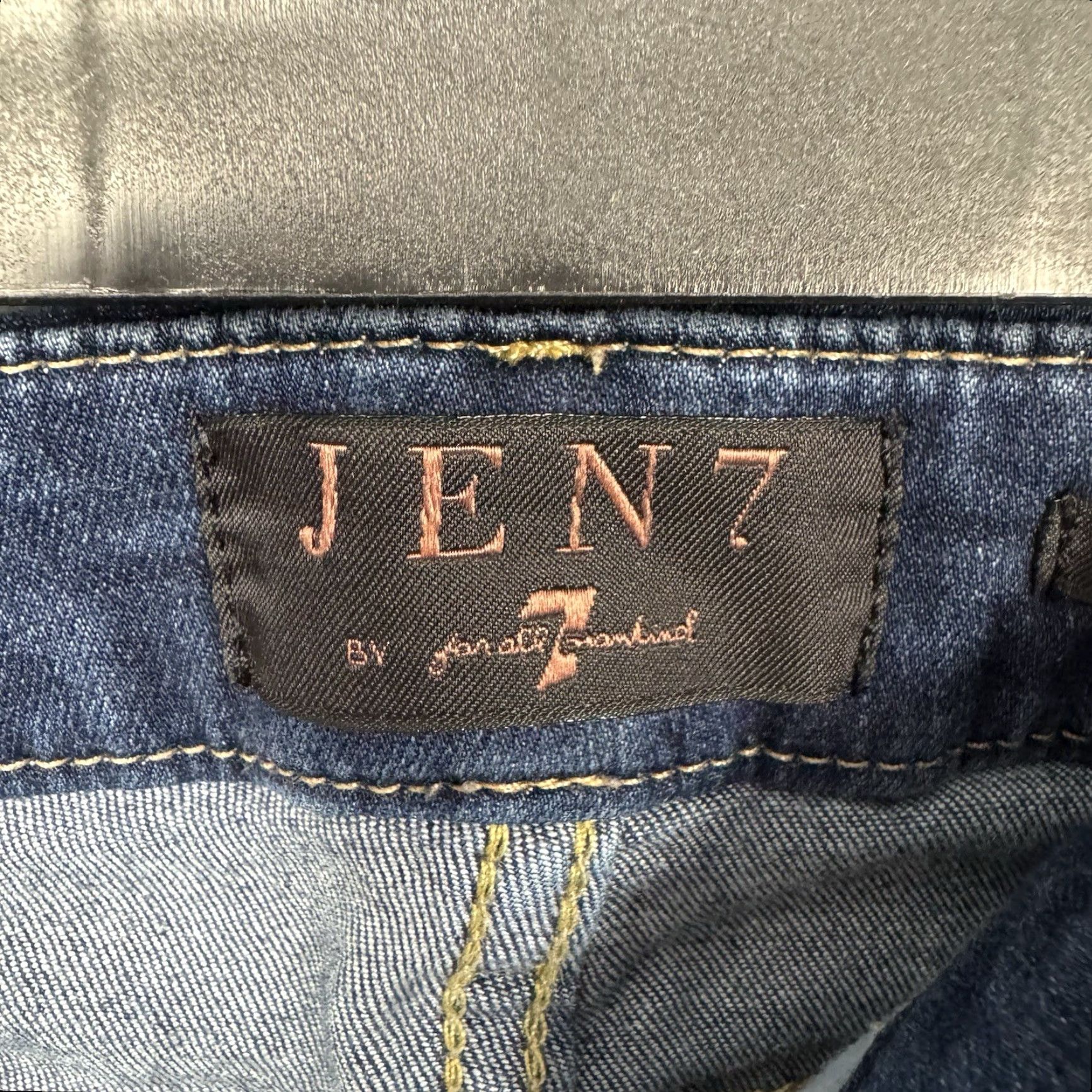 7 For All Mankind VINTAGE 7 For All Mankind Jeans 2 Dark Wash Ankle Skinny Clean Girl Womens Jeans Size 26" / US 2 / IT 38 - 7 Thumbnail