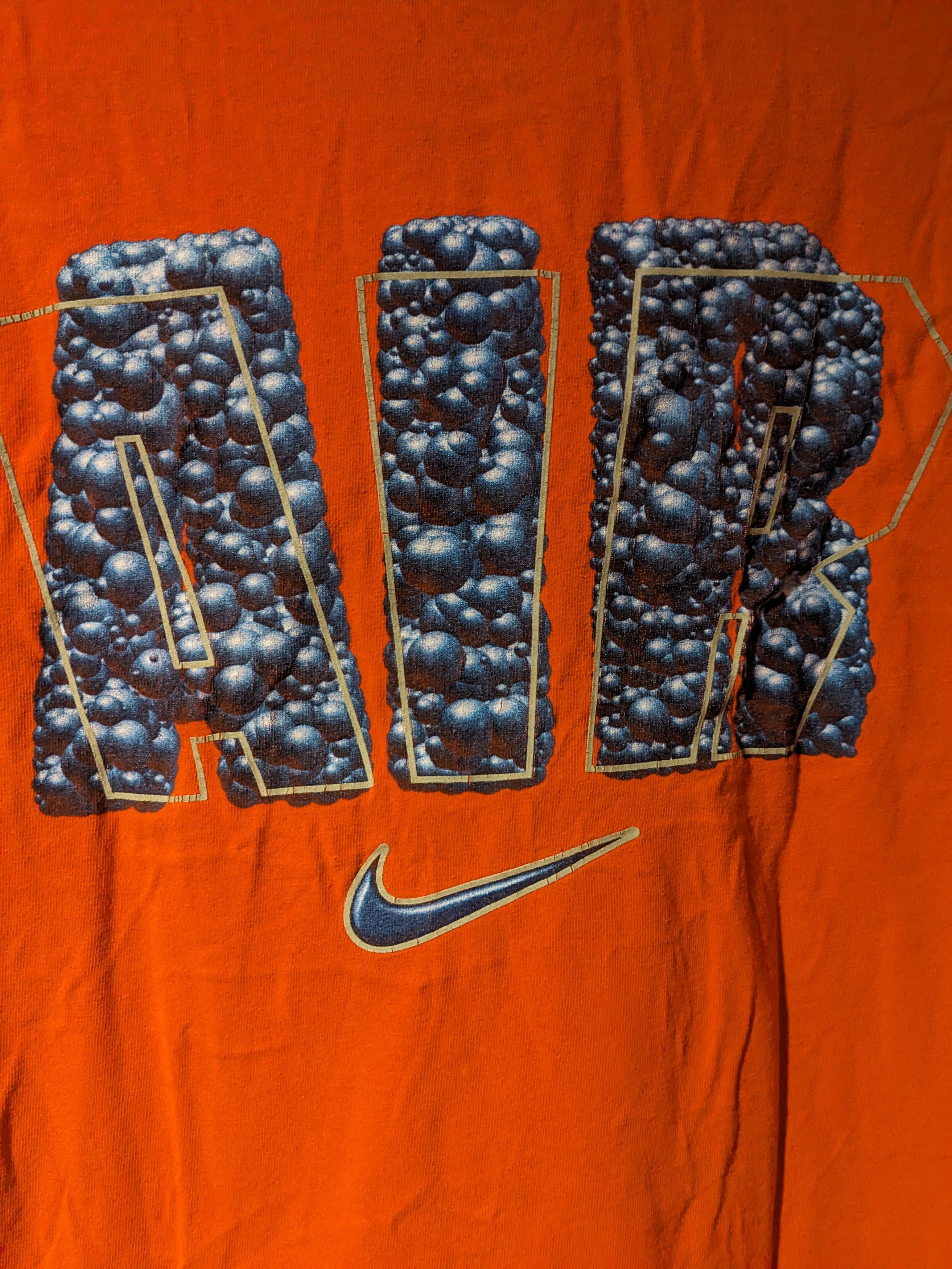 Nike × Vintage Vintage Y2K Nike Air Check Swoosh Youth Long-Sleeve T-Shirt Size US XL / EU 56 / 4 - 2 Thumbnail