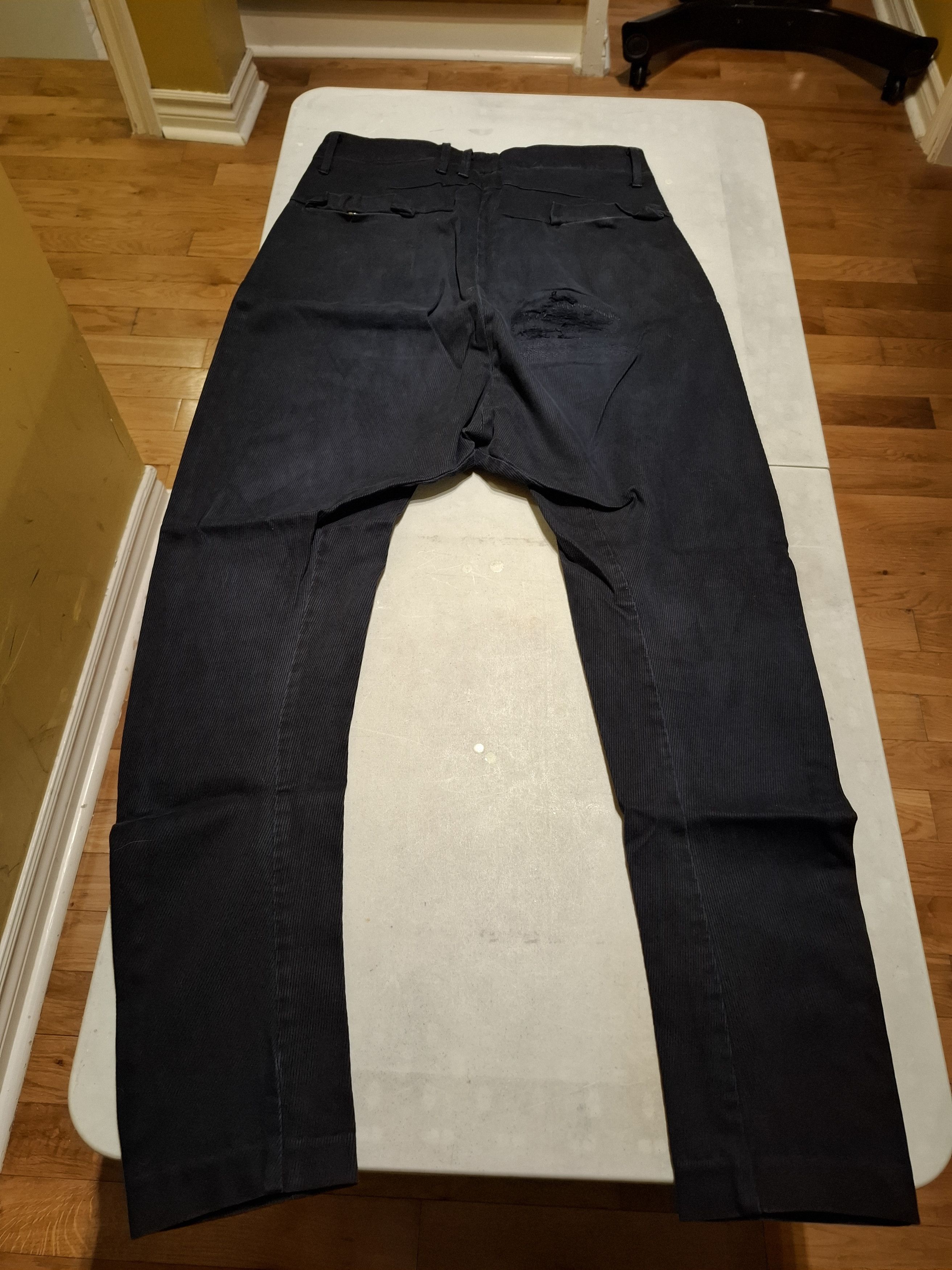 Zam Barrett Drop-Crotch Curved Pants Size US 28 / EU 44 - 2 Thumbnail