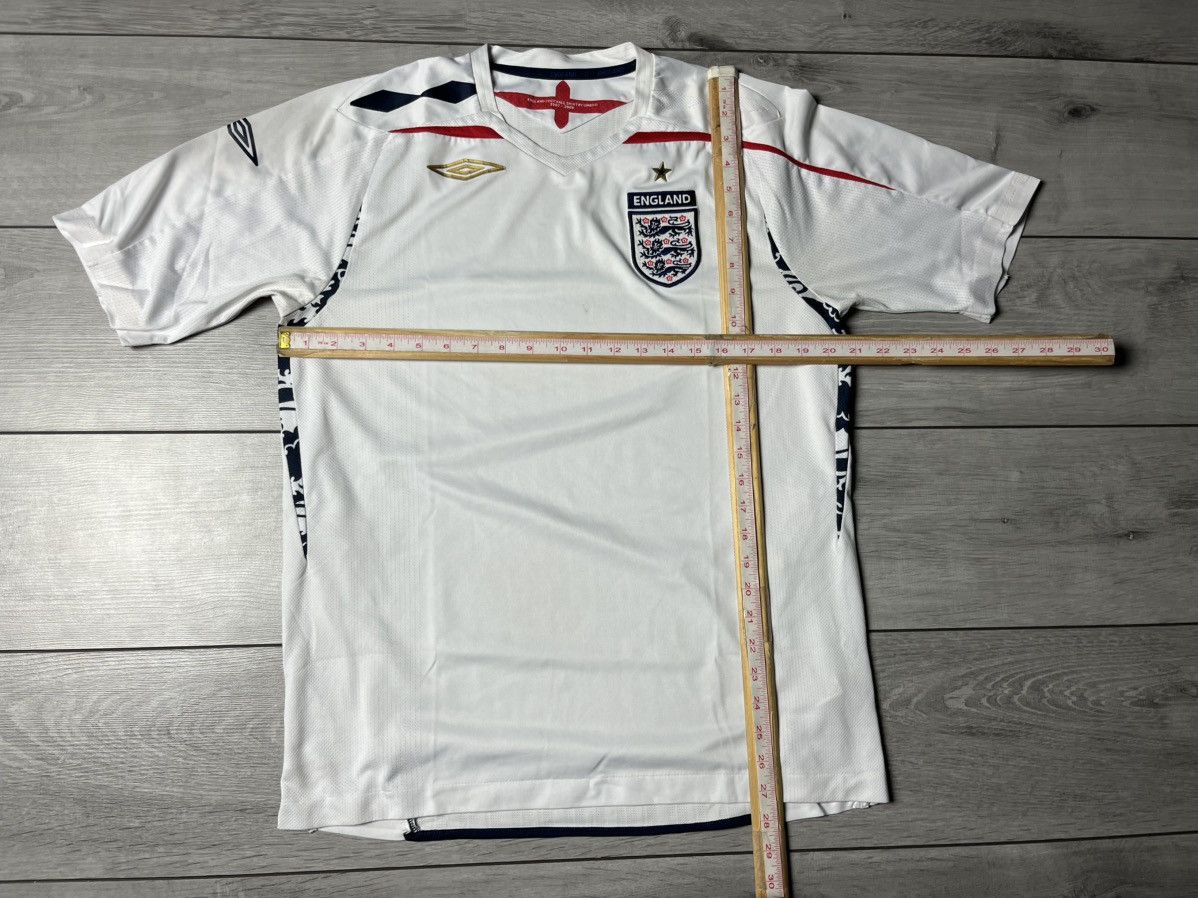 Umbro Umbro England 2007/2009 Football Shirt Soccer Jersey Size US L / EU 52-54 / 3 - 5 Thumbnail
