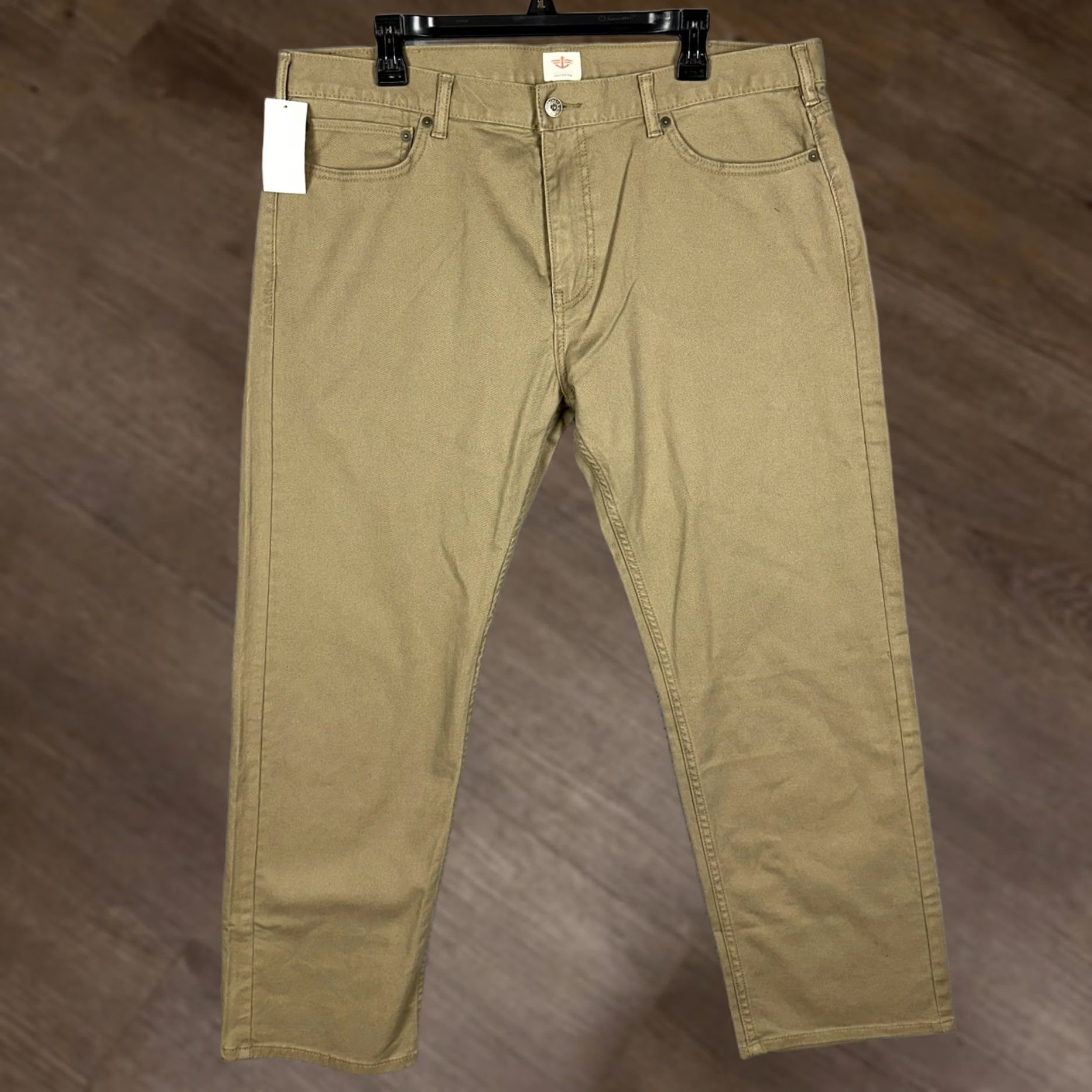 Dockers Dockers Pacific Pants Mens 38X29 Khaki Straight 5-Pocket Den​im Stretch Chino Casual Workwear Mens Regular Beige Size US 38 / EU 54 - 1 Thumbnail
