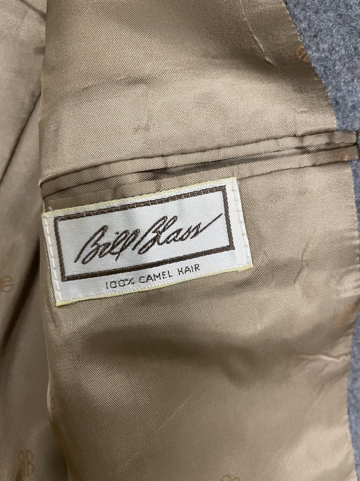 Bill Blass × Vintage Vintage Patch Pocket Camel Hair Jacket Size 40R - 7 Thumbnail