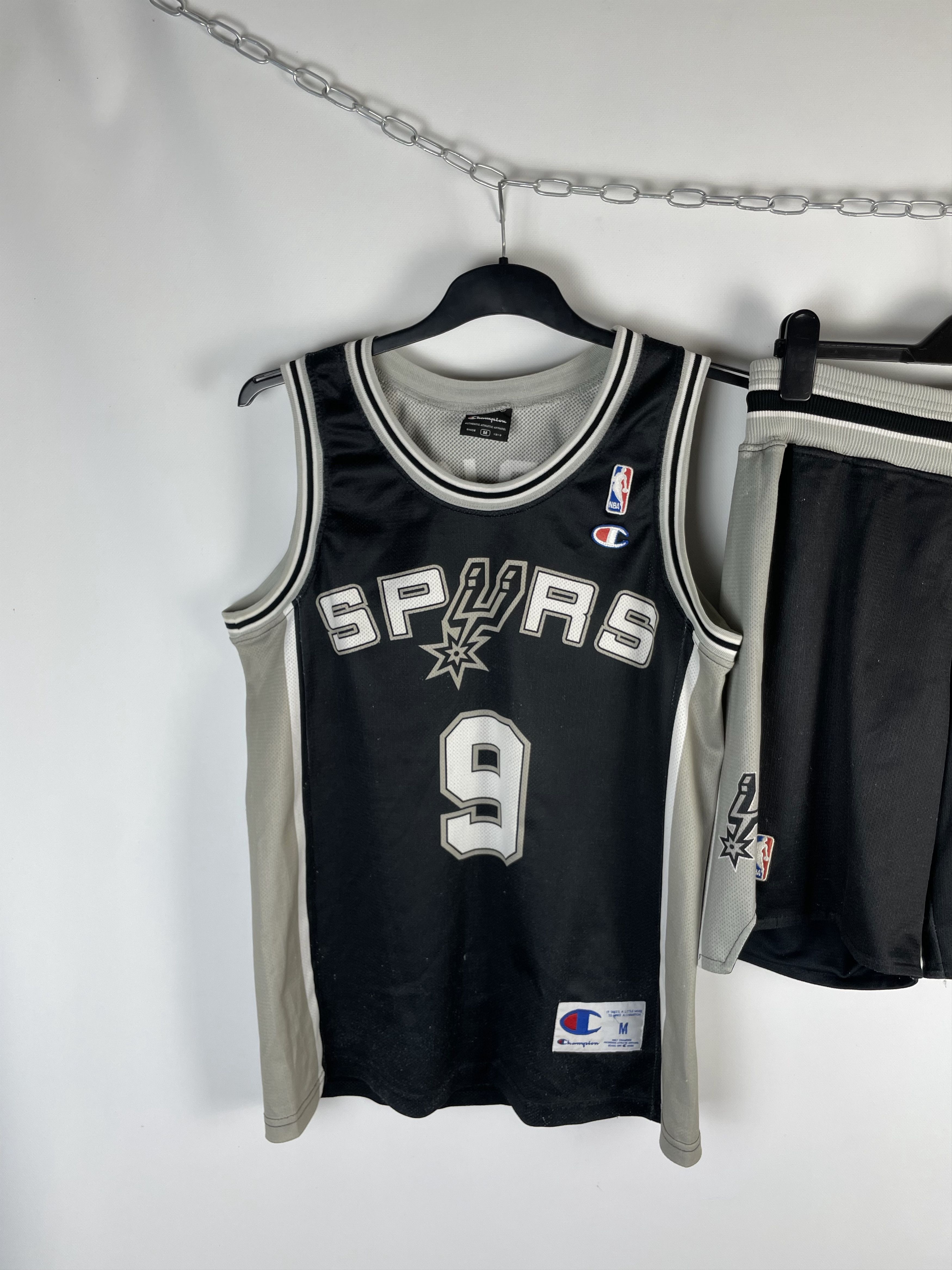 Champion Vintage NBA Spurs 9 Parker Champion Jersey Size US M / EU 48-50 / 2 - 2 Thumbnail