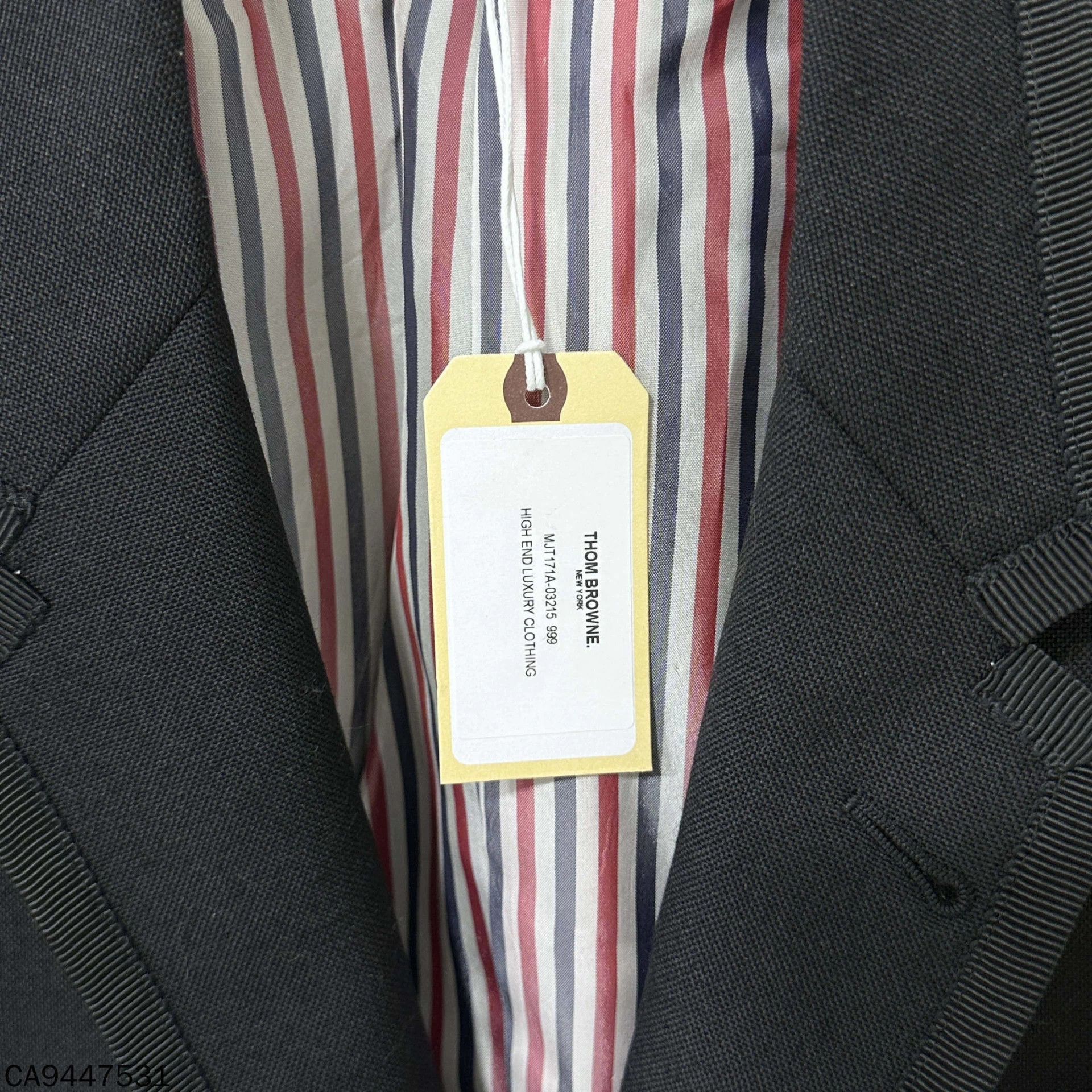 Thom Browne Thom Browne black inner windowpane blazer 2 Size 42S - 6 Thumbnail