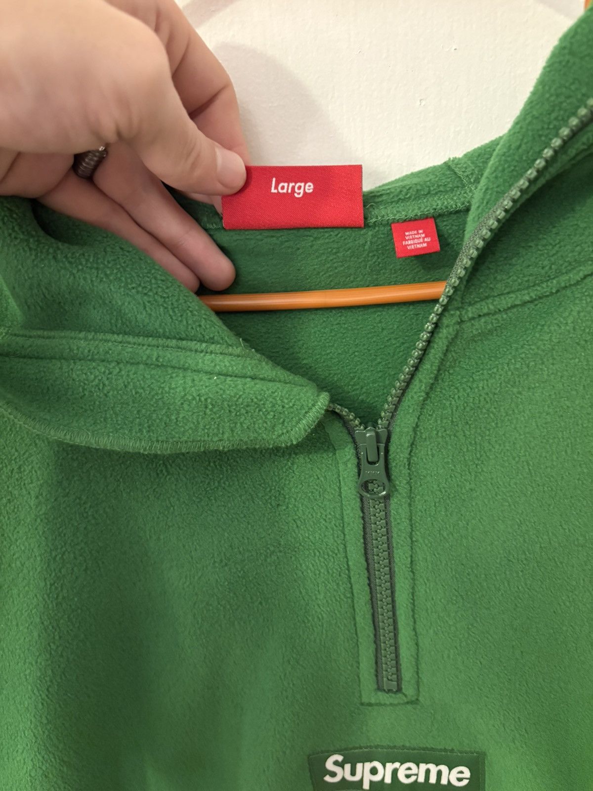 Supreme Supreme Polartec half zip face mask hoodie Size US L / EU 52-54 / 3 - 4 Thumbnail
