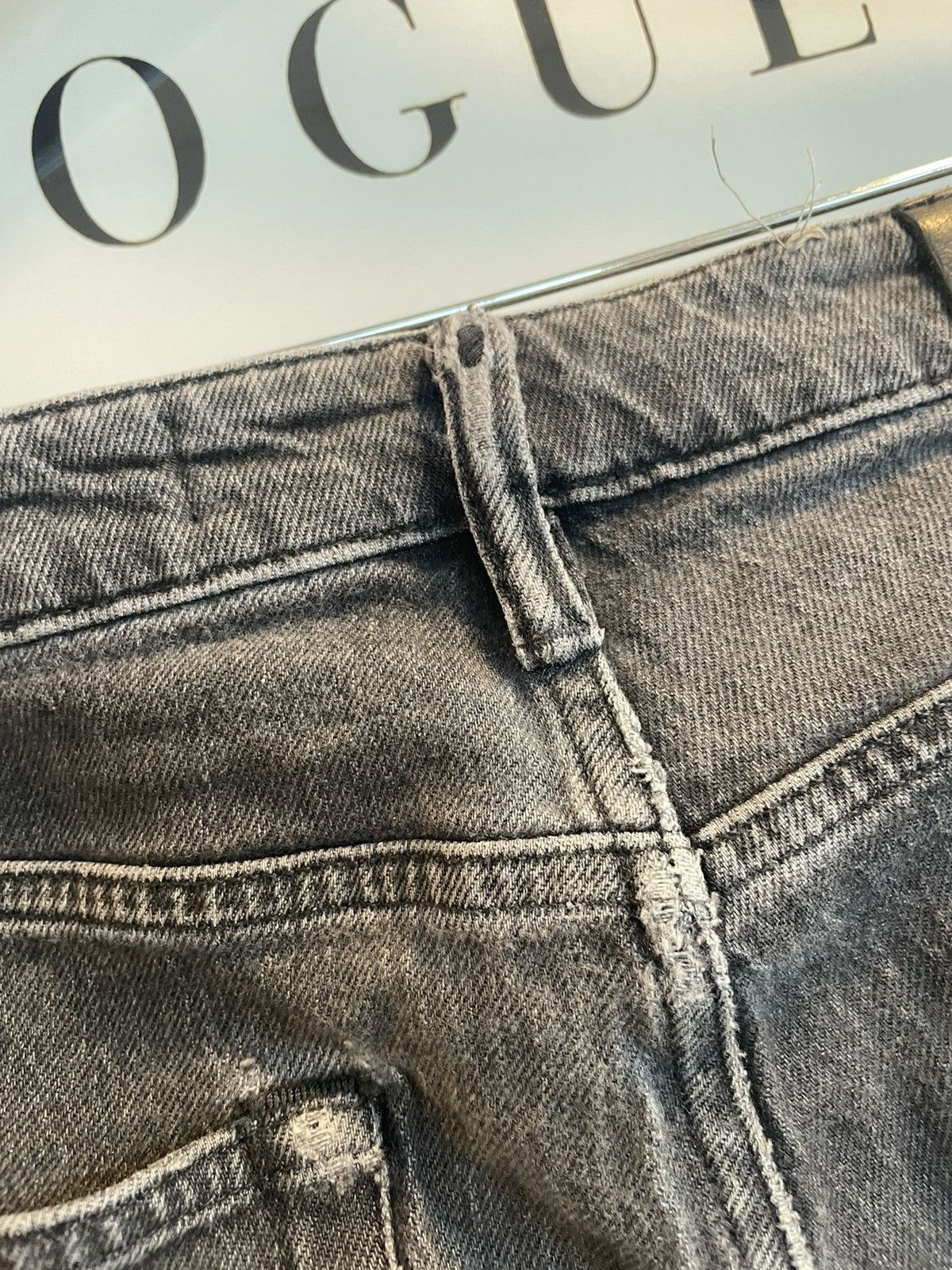 Allsaints Allsaints Black Dean Cropped Stonewash Denim Size US 28 / EU 44 - 4 Thumbnail