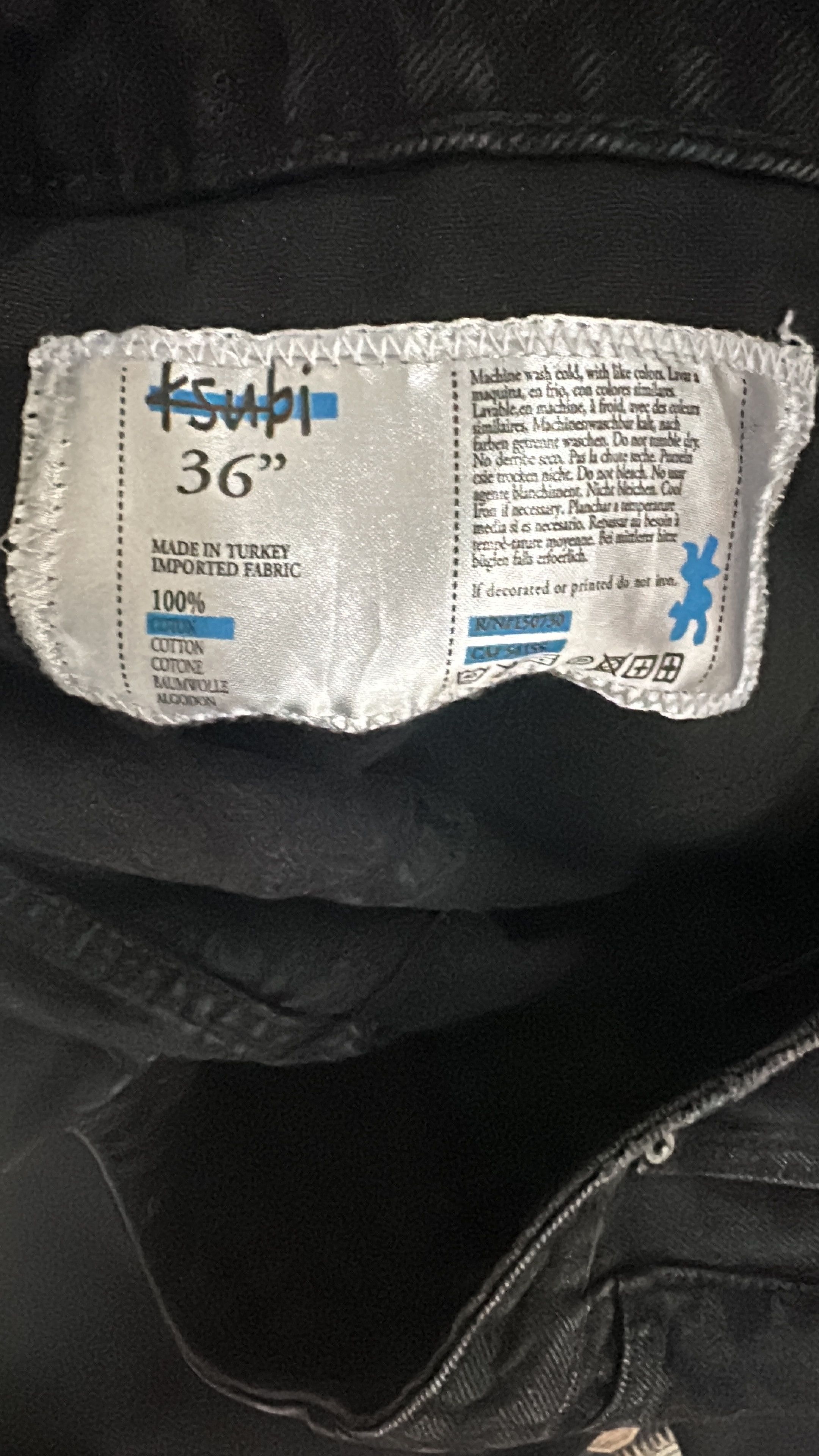 Ksubi Ksubi Anti K Nirvana Plus Trashed Black Size 36 Size US 36 / EU 52 - 10 Thumbnail
