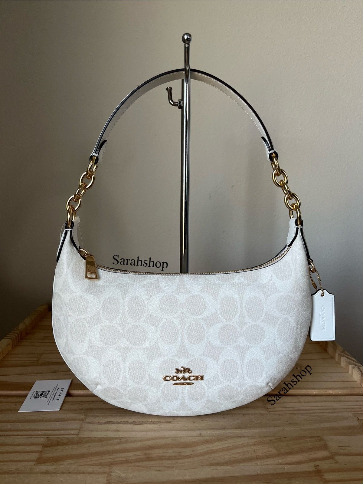 image of Coach Purse in White, Women's