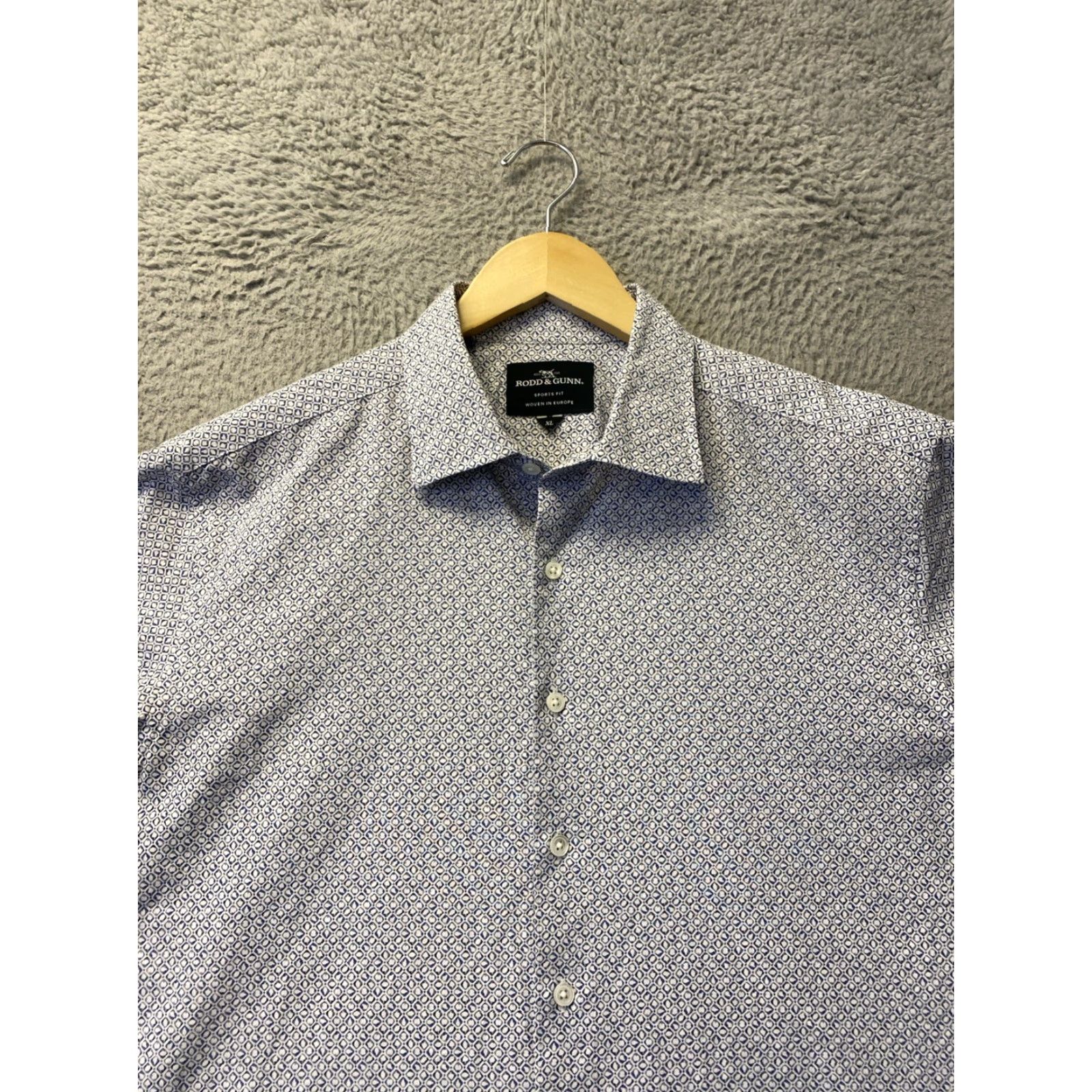 Rodd & Gunn Rodd & Gunn Sport Shirt Mens XL Blue 161-21 Size US XL / EU 56 / 4 - 3 Thumbnail
