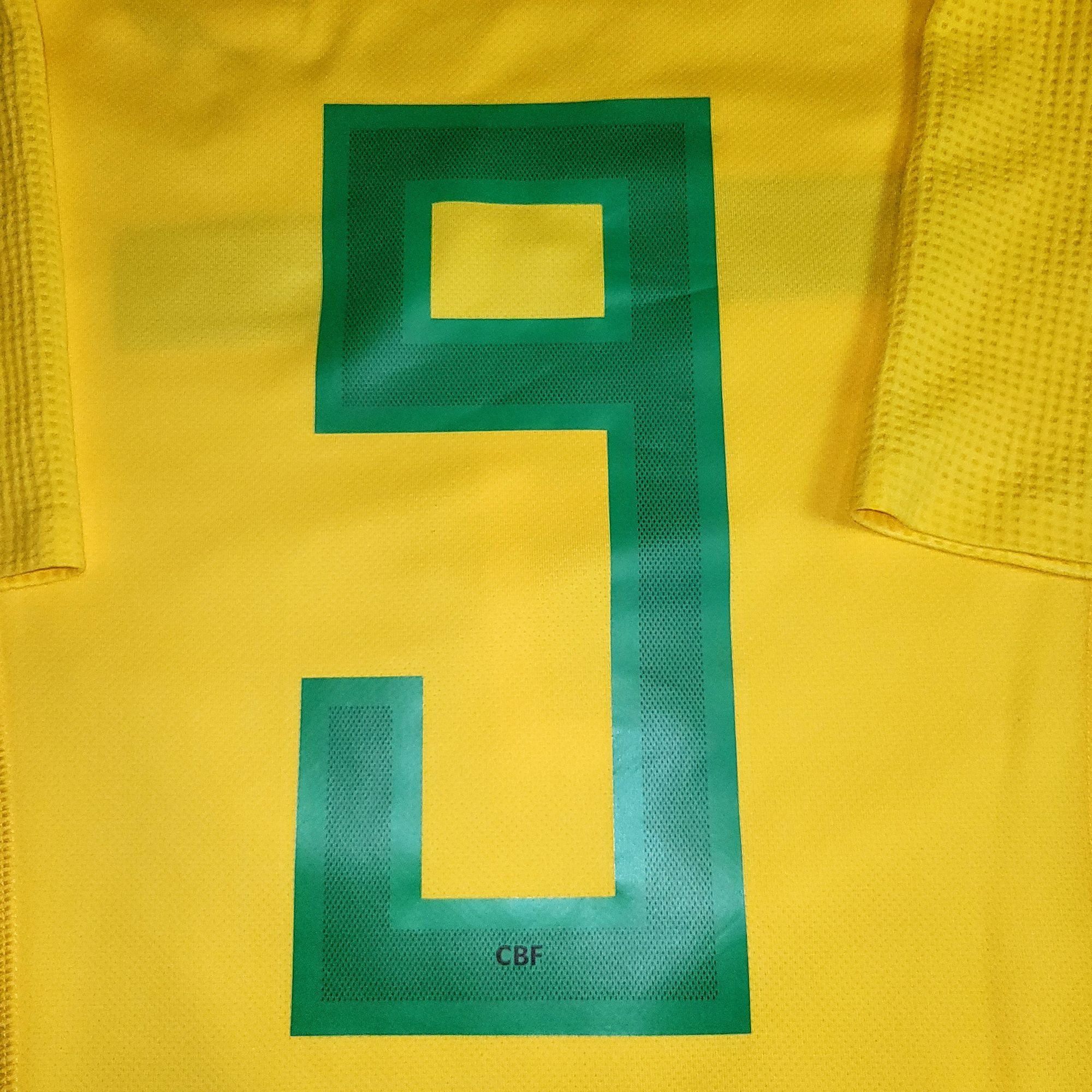 Nike Ronaldo Brazil 2011 PLAYER ISSUE LAST MATCH Soccer Jersey M Size US M / EU 48-50 / 2 - 2 Thumbnail