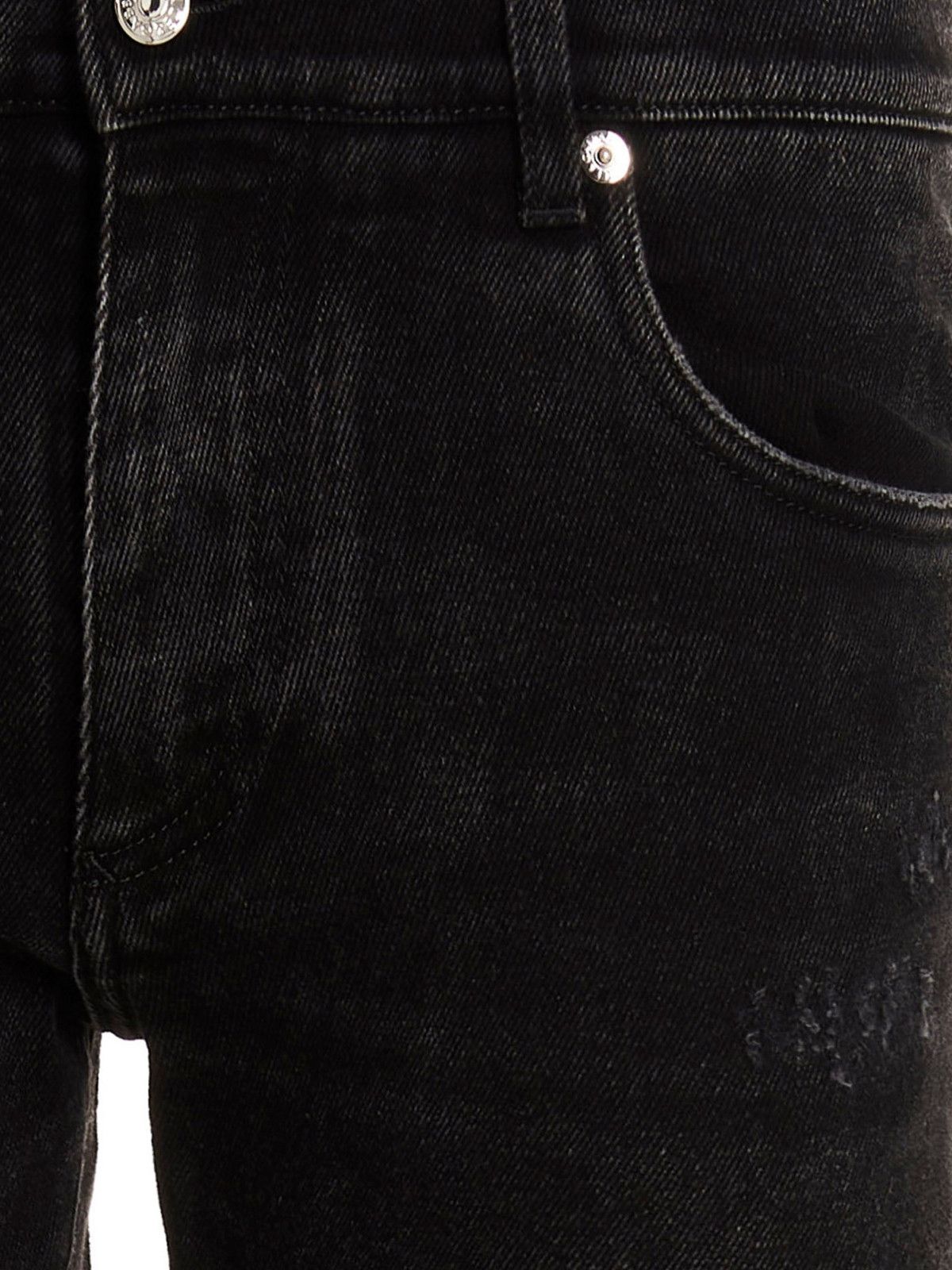 Dolce & Gabbana o1y0125 Logo Jeans in Black Size US 36 / EU 52 - 3 Thumbnail