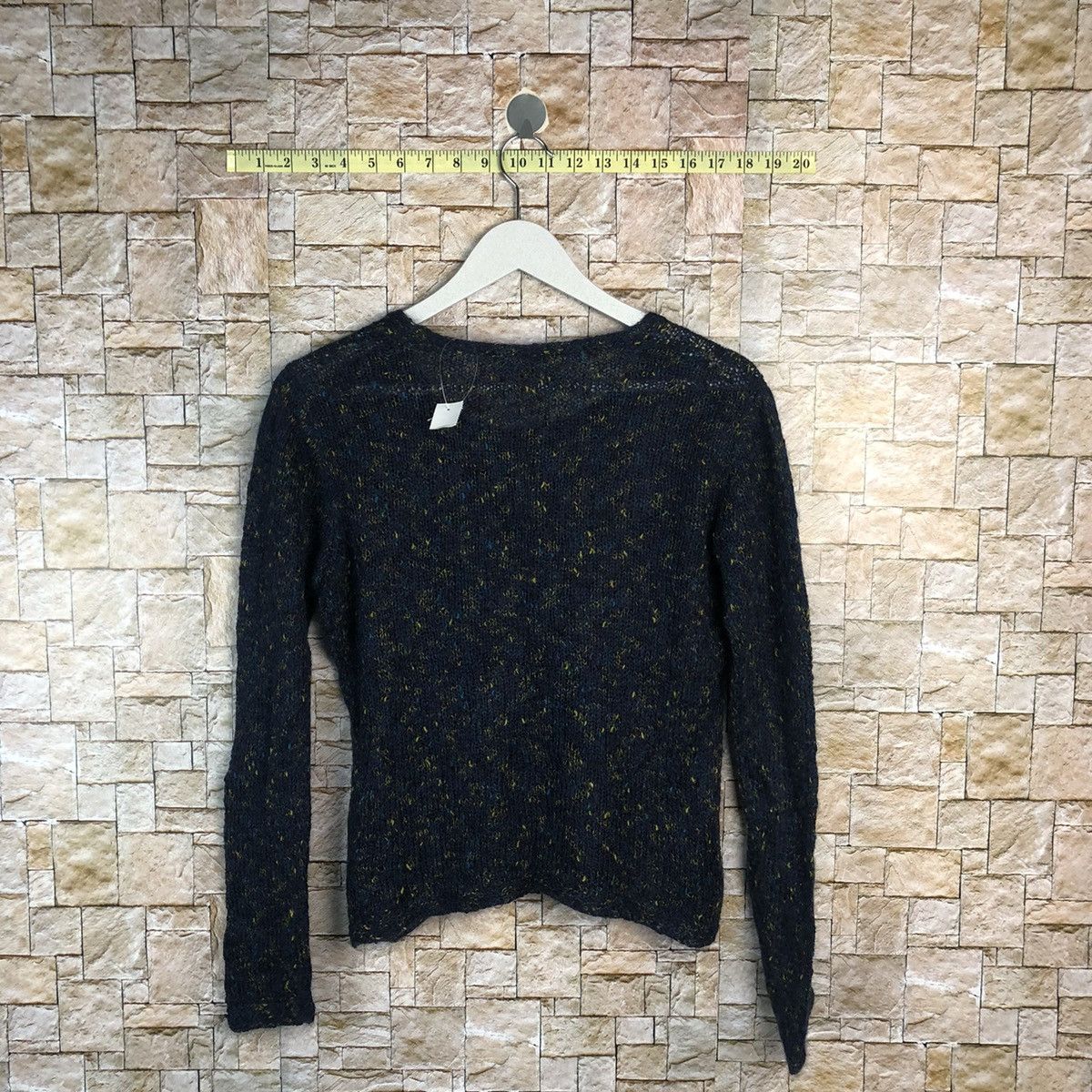 Homespun Knitwear × Japanese Brand Japanese Brand Darkblue Knitwear #A898 Size S / US 4 / IT 40 - 10 Thumbnail