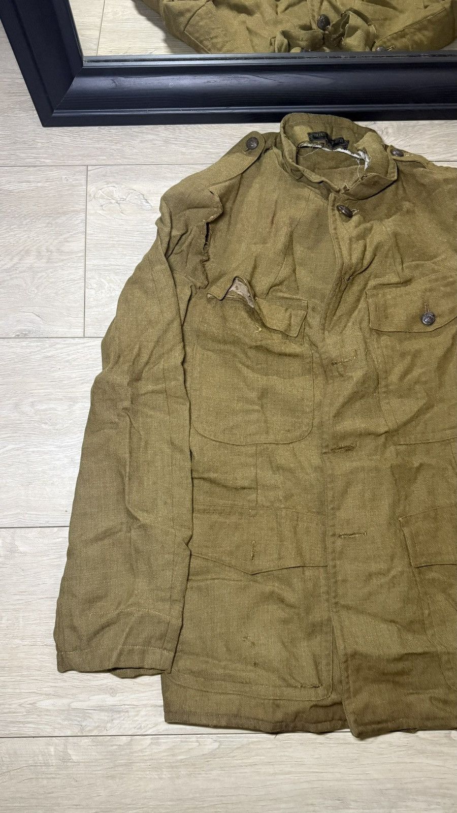 Other Antique World War 1 US Army M1917 Rough Cut Service Coat Size US M / EU 48-50 / 2 - 2 Thumbnail