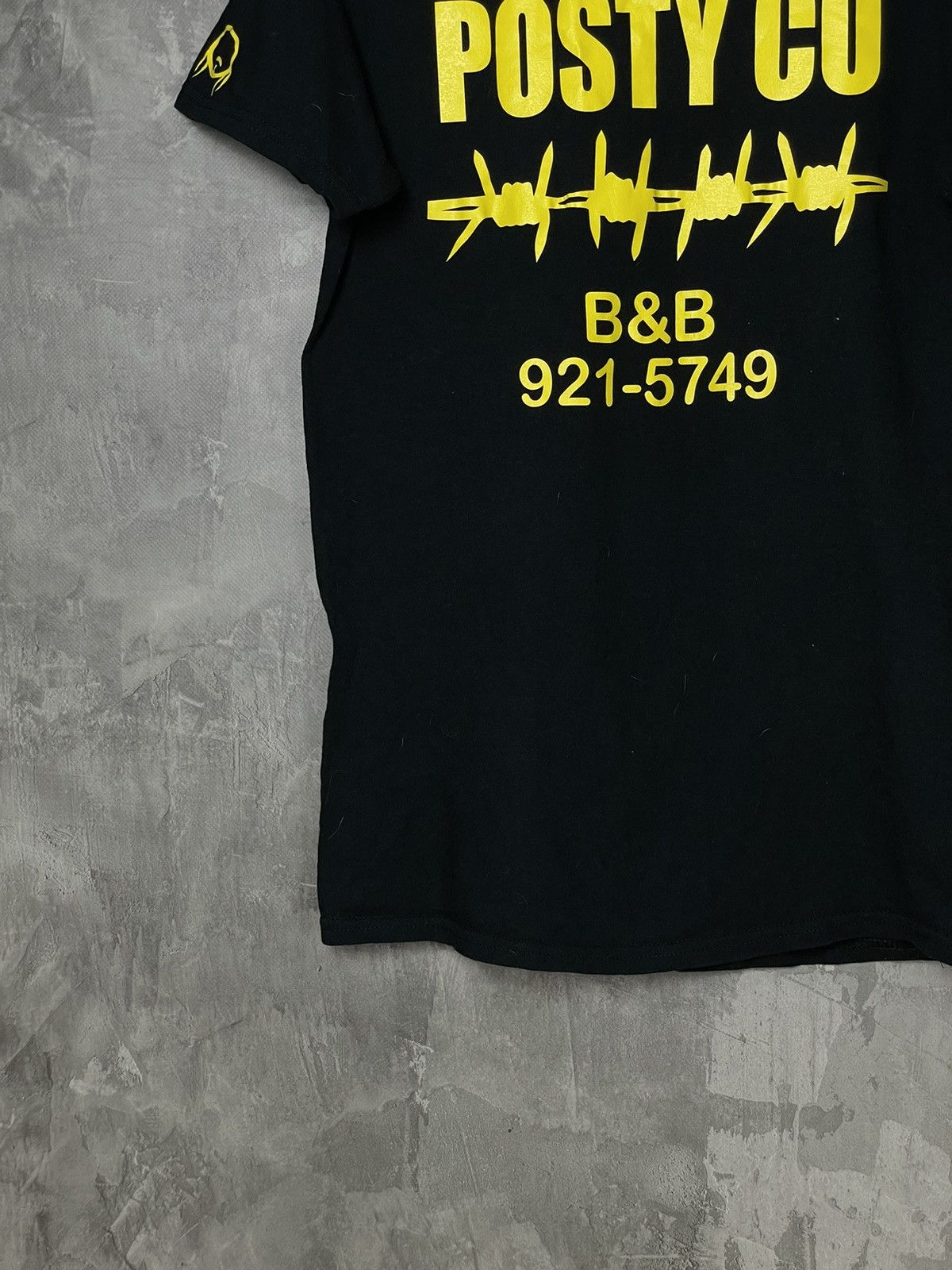Band Tees × Rap Tees Post Malone Mugshot Posty Co Tour Black T shirt S Size US S / EU 44-46 / 1 - 5 Thumbnail