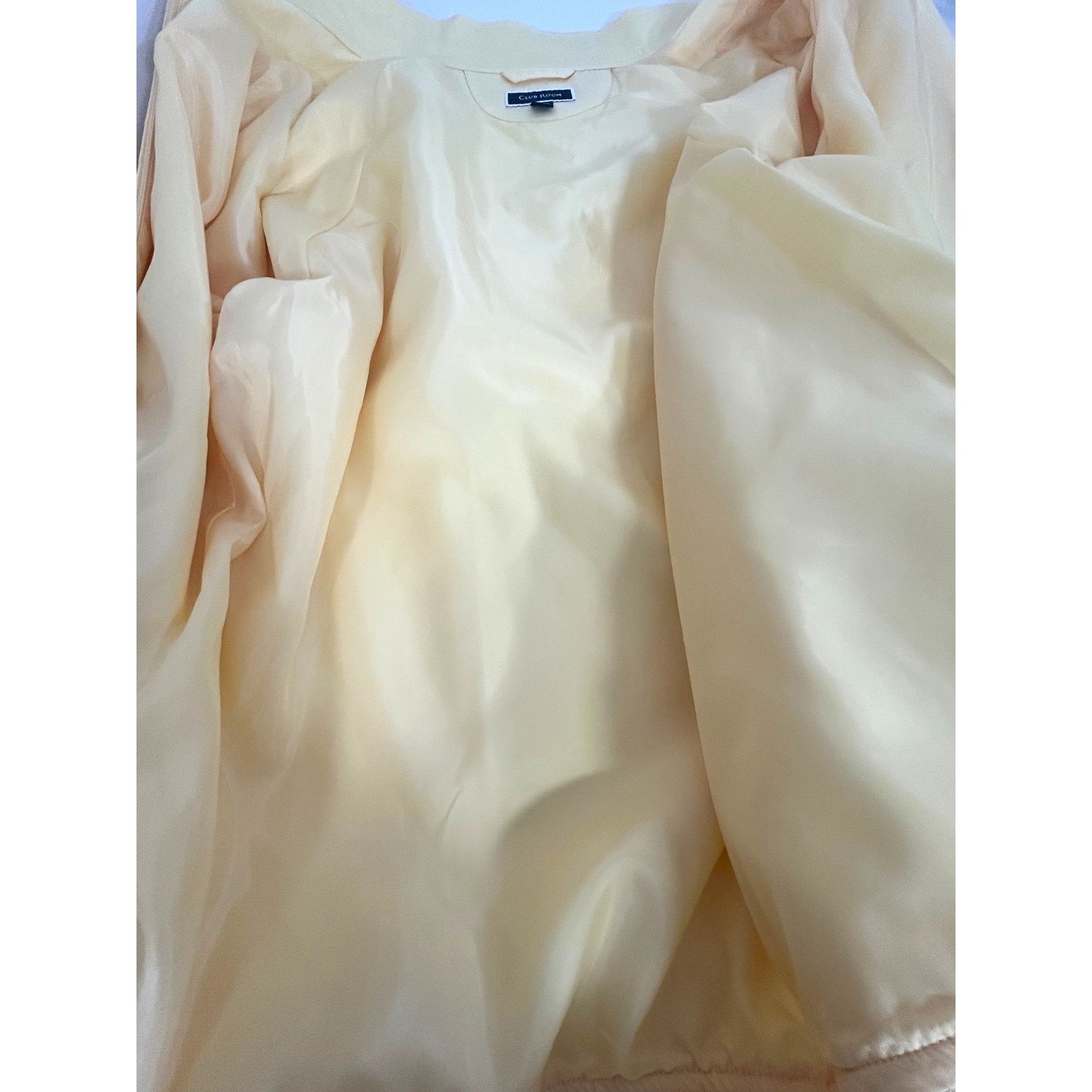 Club Room Club Room Men’s Bomber Jacket L Yellow Lightweight Mock Nec Size US L / EU 52-54 / 3 - 14 Thumbnail