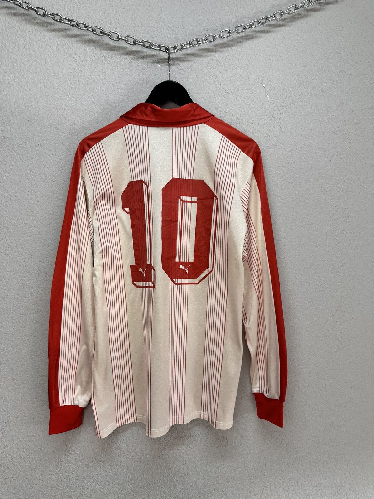 Puma Rare Jersey West Germany Puma Long sleeve Milan Barcelona Size US L / EU 52-54 / 3 - 7 Thumbnail