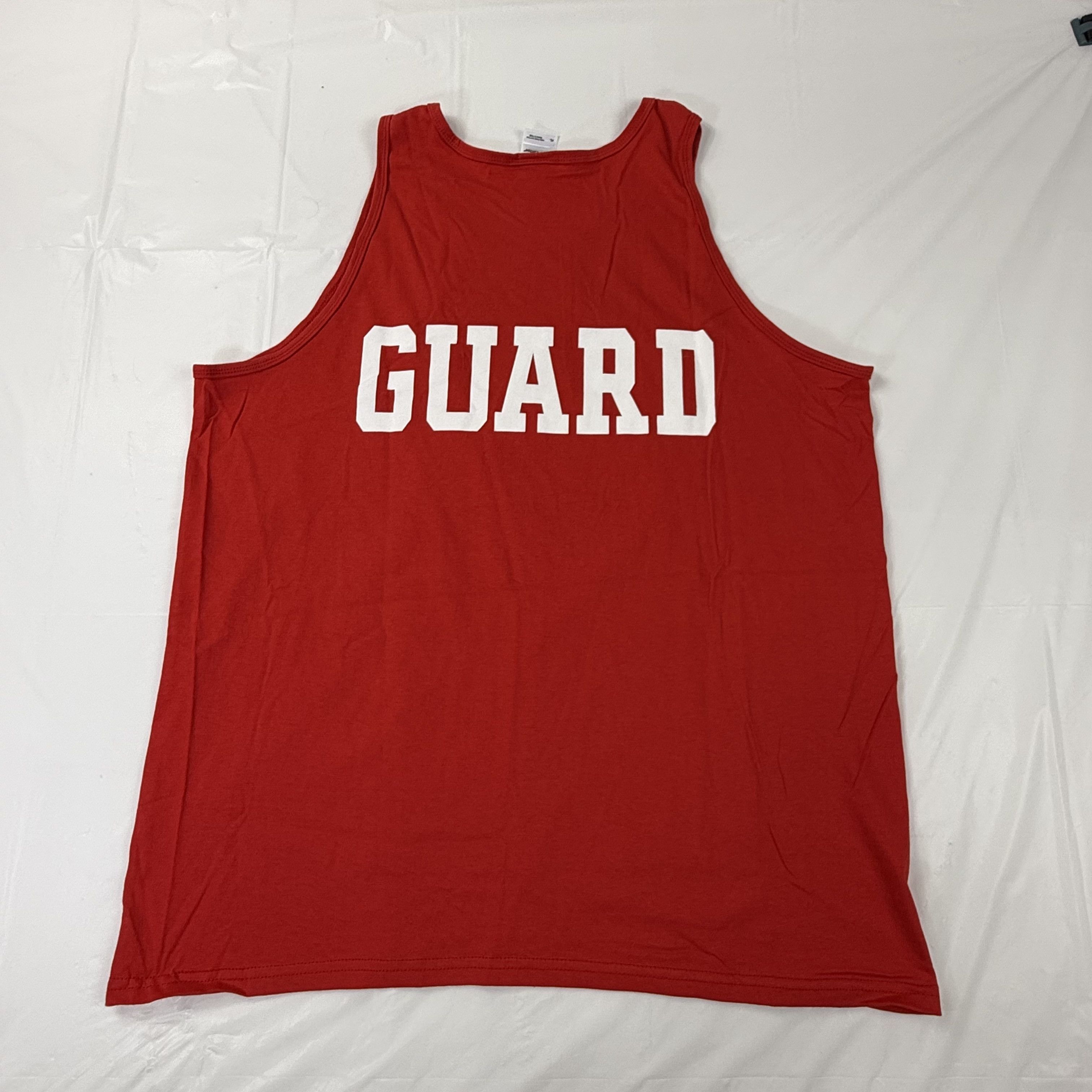 Gildan Gildan Mens XL Lifeguard YMCA Tank Top Sleeveless Cotton Size US XL / EU 56 / 4 - 2 Thumbnail