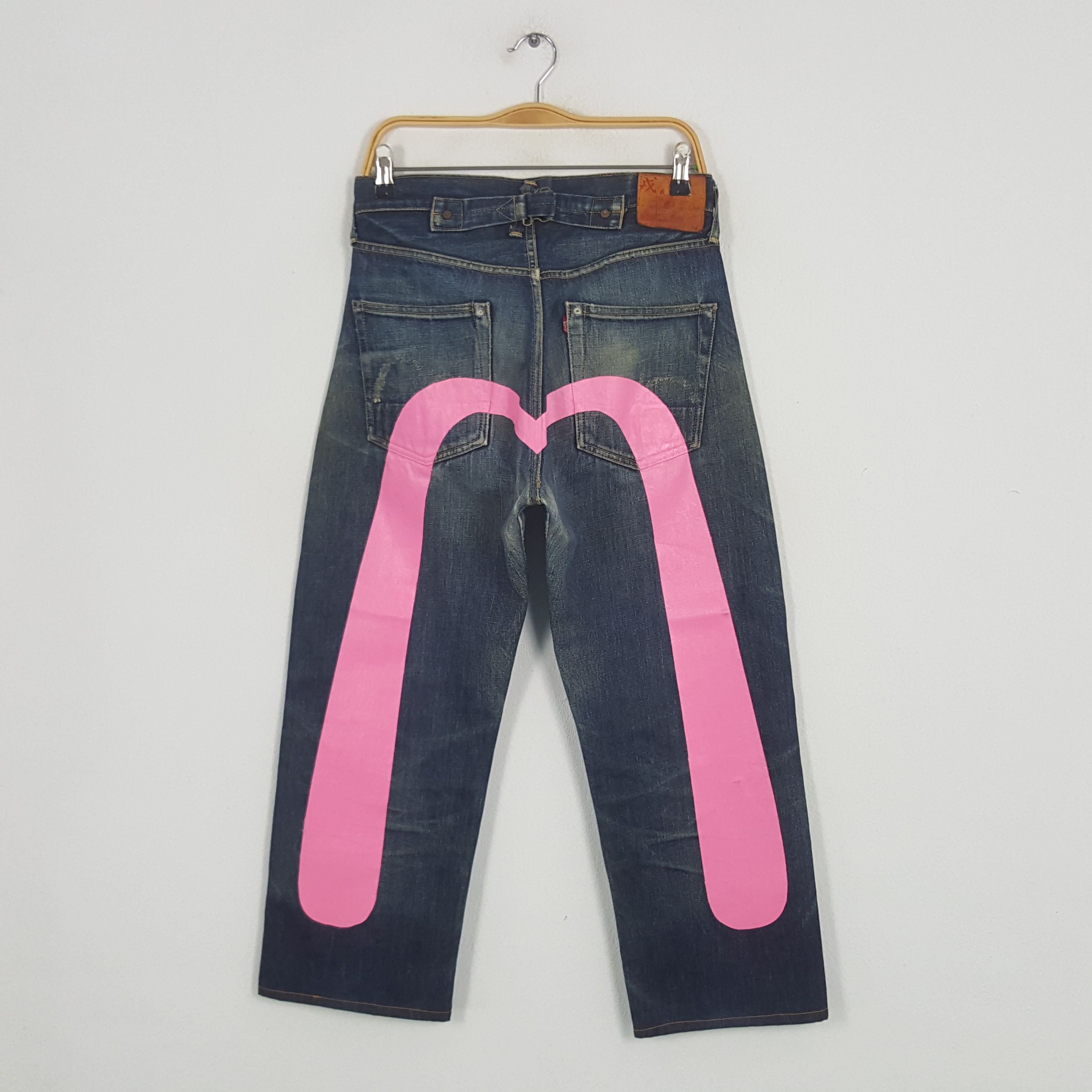 Evisu × Japanese Brand × Vintage Vintage Evisu Selvedge Japanese Daicock Custom Denim Jeans Size US 29 - 1 Thumbnail